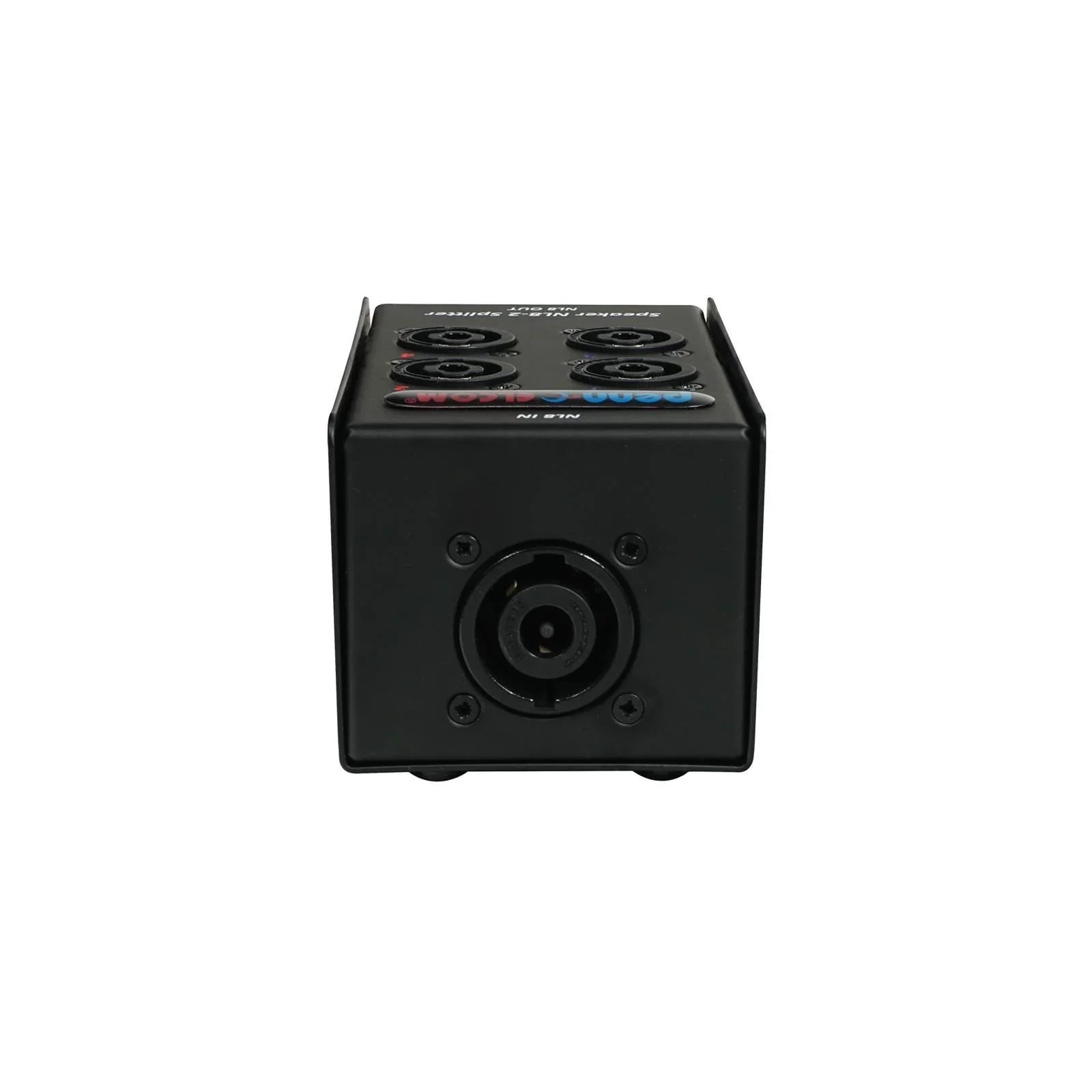 Penn Elcom R2SP82G2 Slimline 4-Way Speaker Splitter Box Feed Thru - DY Pro Audio