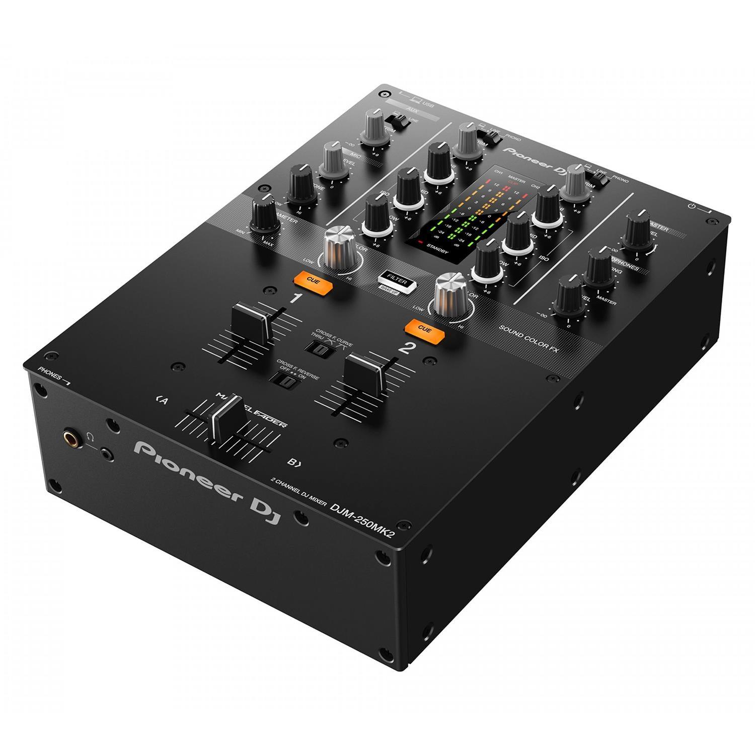 Pioneer DJ DJM-250MK2 2Ch DJ Mixer with USB and On-Board Effects - DY Pro Audio