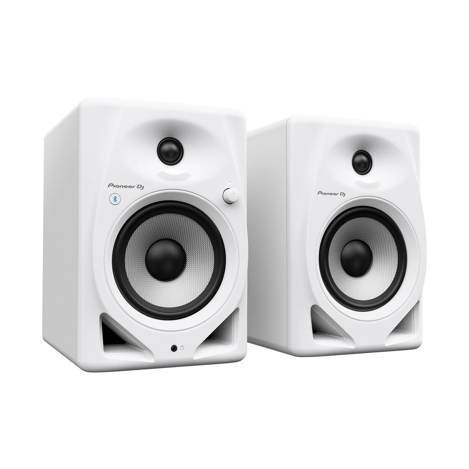 Pioneer DJ DM-50D-BT 5" Active Monitor Speaker White - DY Pro Audio