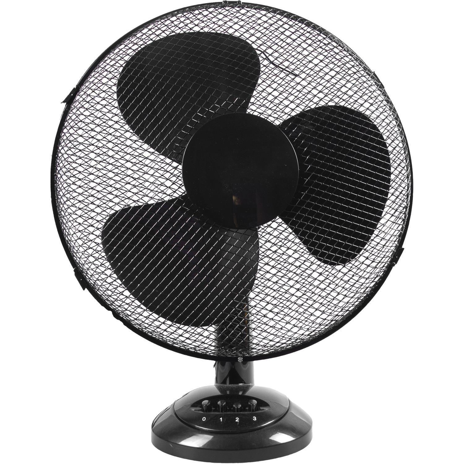 Prem-I-Air 16" 40 cm Black Oscillating Desktop Fan - DY Pro Audio