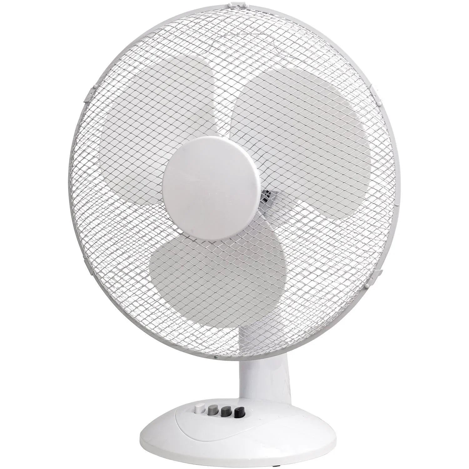 Prem-I-Air 16" 40 cm White Oscillating Desktop Fan - DY Pro Audio