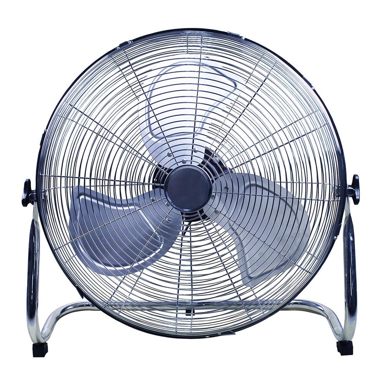 Pro-Elec 18' High Velocity Floor Fan Chrome - DY Pro Audio