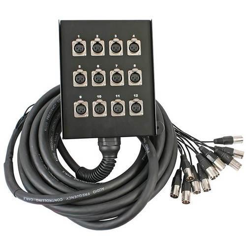 Pulse 12 Way (12 Sends) Tour Grade XLR Multicore 10m - DY Pro Audio