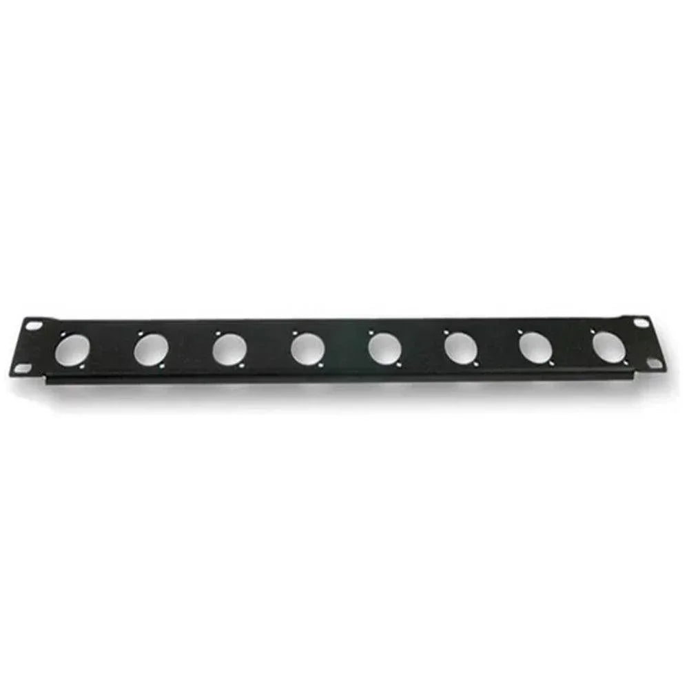 Pulse 1U Rack Panel Pre-Punched with D-Type holes 8 Holes - DY Pro Audio