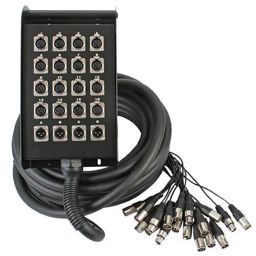 Pulse 20 Way 16/4 Tour Grade XLR Multicore 15m - DY Pro Audio