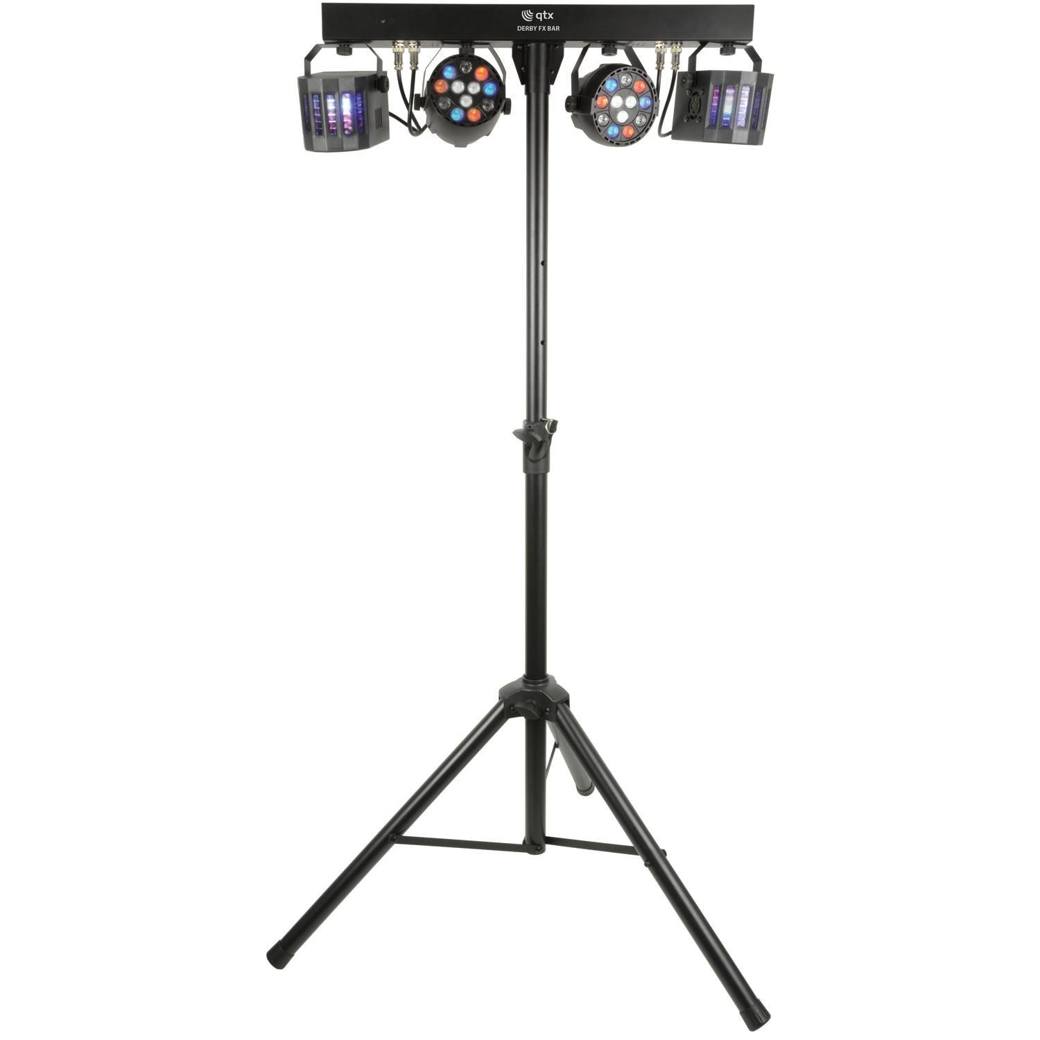 QTX Derby FX Bar LED Party Bar with Stand - DY Pro Audio