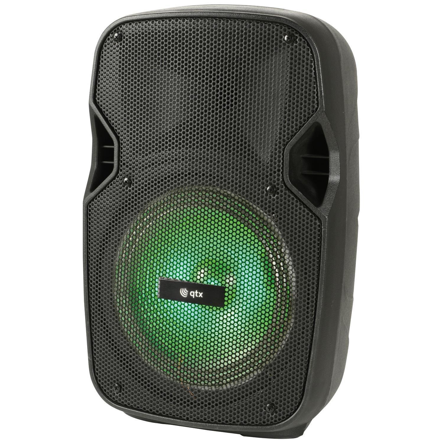 QTX PAL8 Portable PA Speaker with LEDs - DY Pro Audio