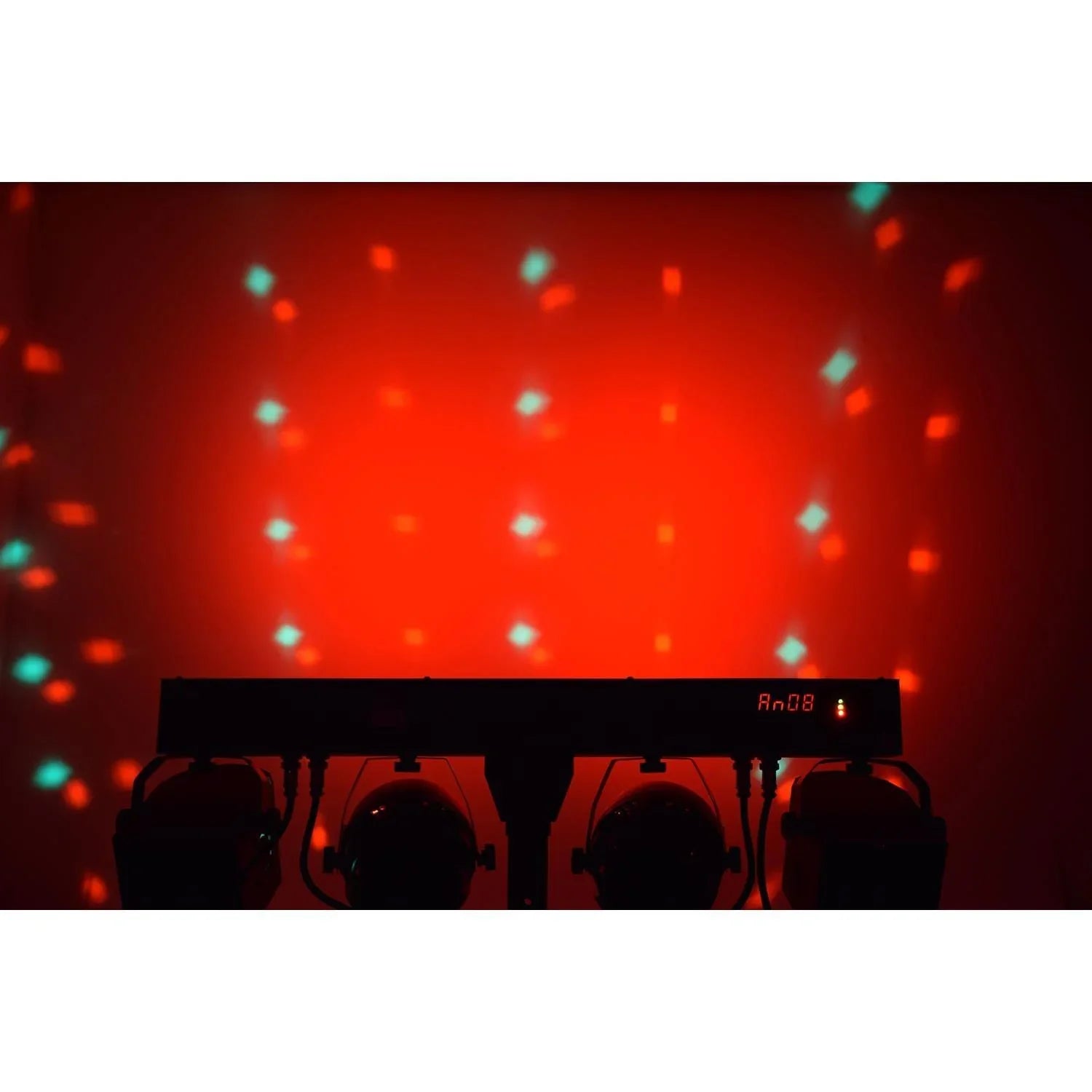 QTX Rechargeable LED Derby and Par Bar with Tripod, Remote and Carry Bag - DY Pro Audio