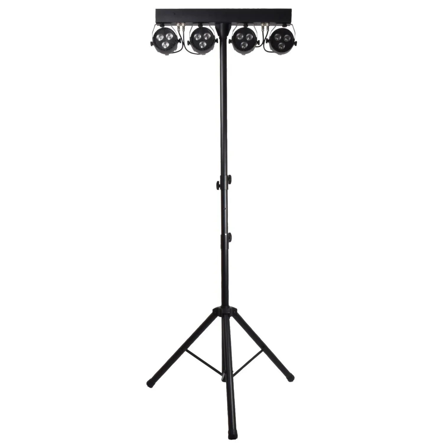 QTX Rechargeable LED Par Bar with Tripod, Remote and Carry Bag - DY Pro Audio