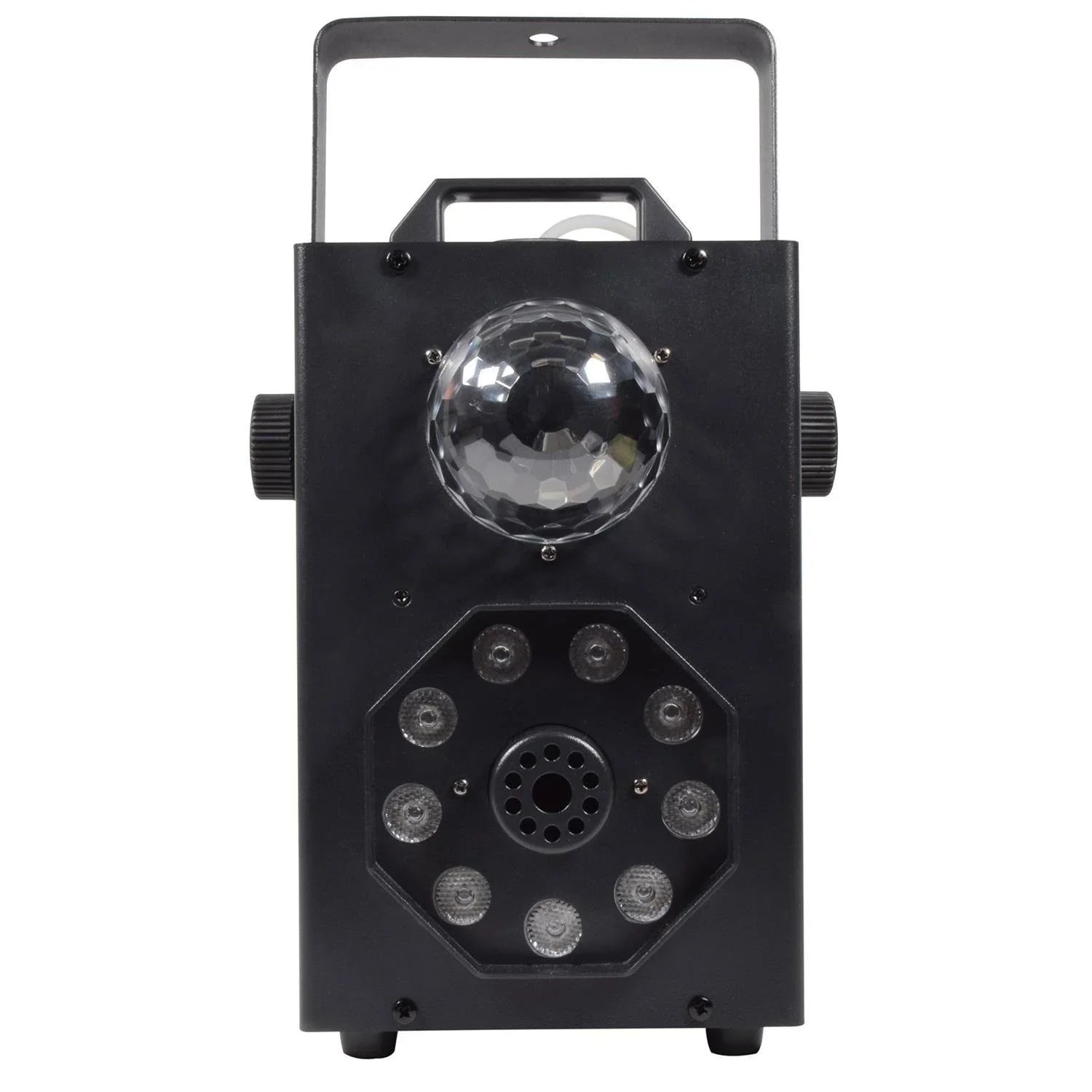 QTX Sphero Smoke Compact 400W LED Fog Machine with RGB Magic Ball Effect - DY Pro Audio