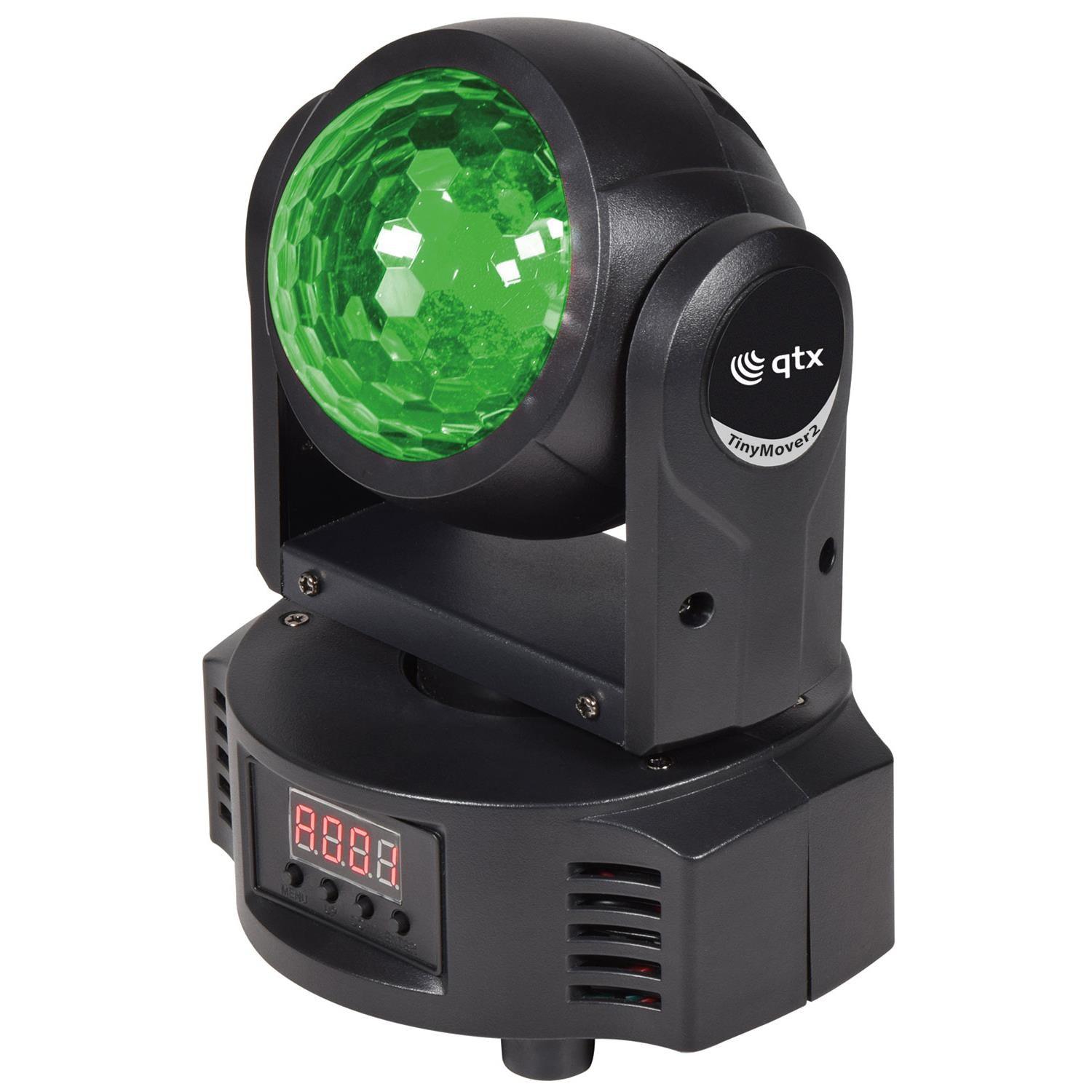 QTX Tiny Mover 2-in-1 Ball and Wash Moving Head - DY Pro Audio