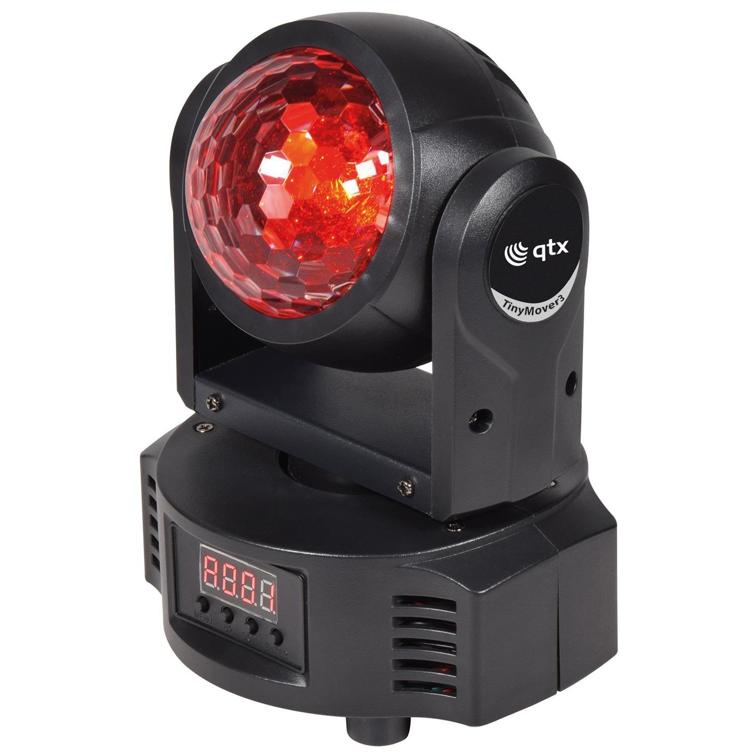 QTX Tiny Mover 3-in-1 Ball and Wash Moving Head - DY Pro Audio