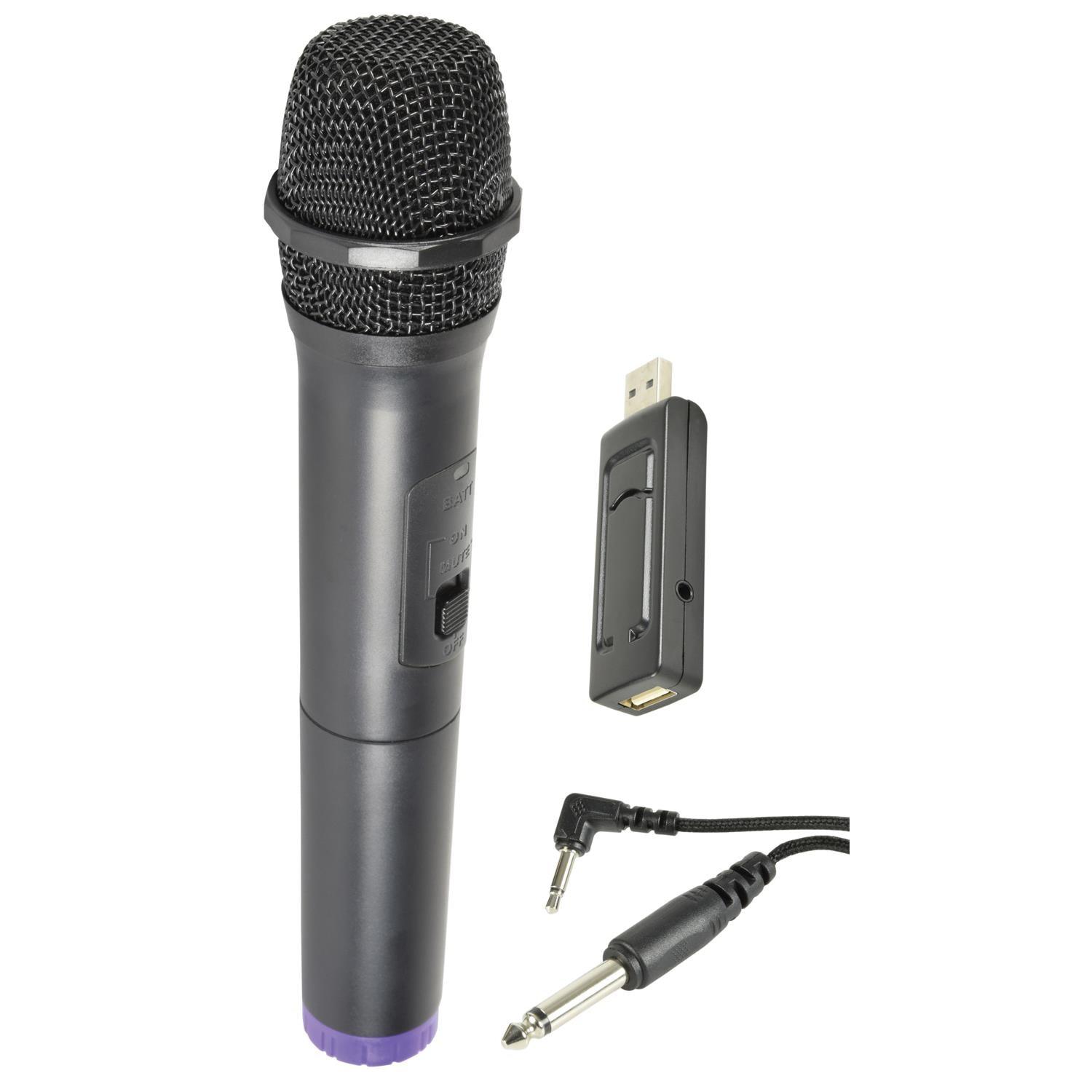 QTX Wireless UHF Handheld Microphone USB Powered