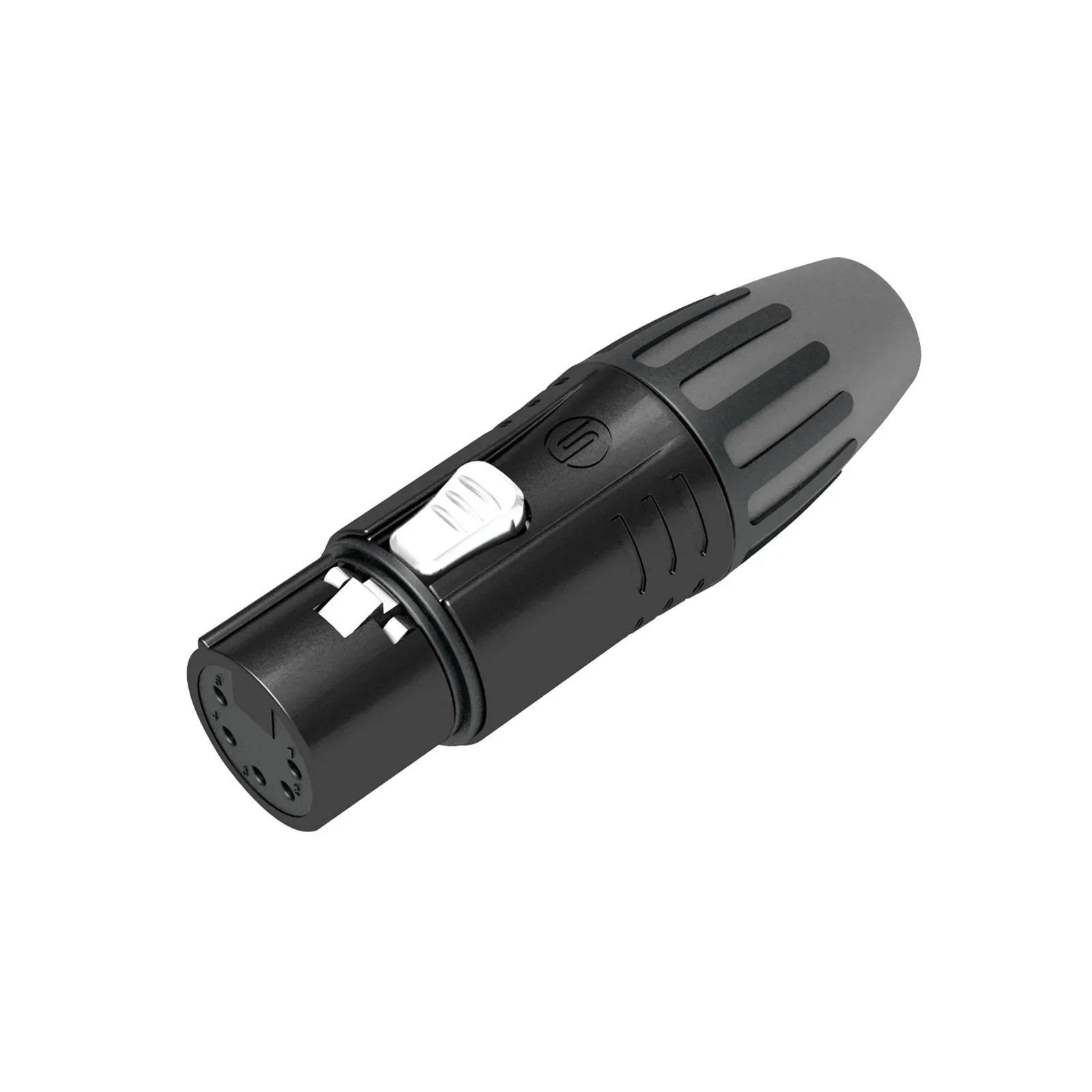 Seetronic SCMF5-B 5-Pin Female XLR Black Connector - DY Pro Audio