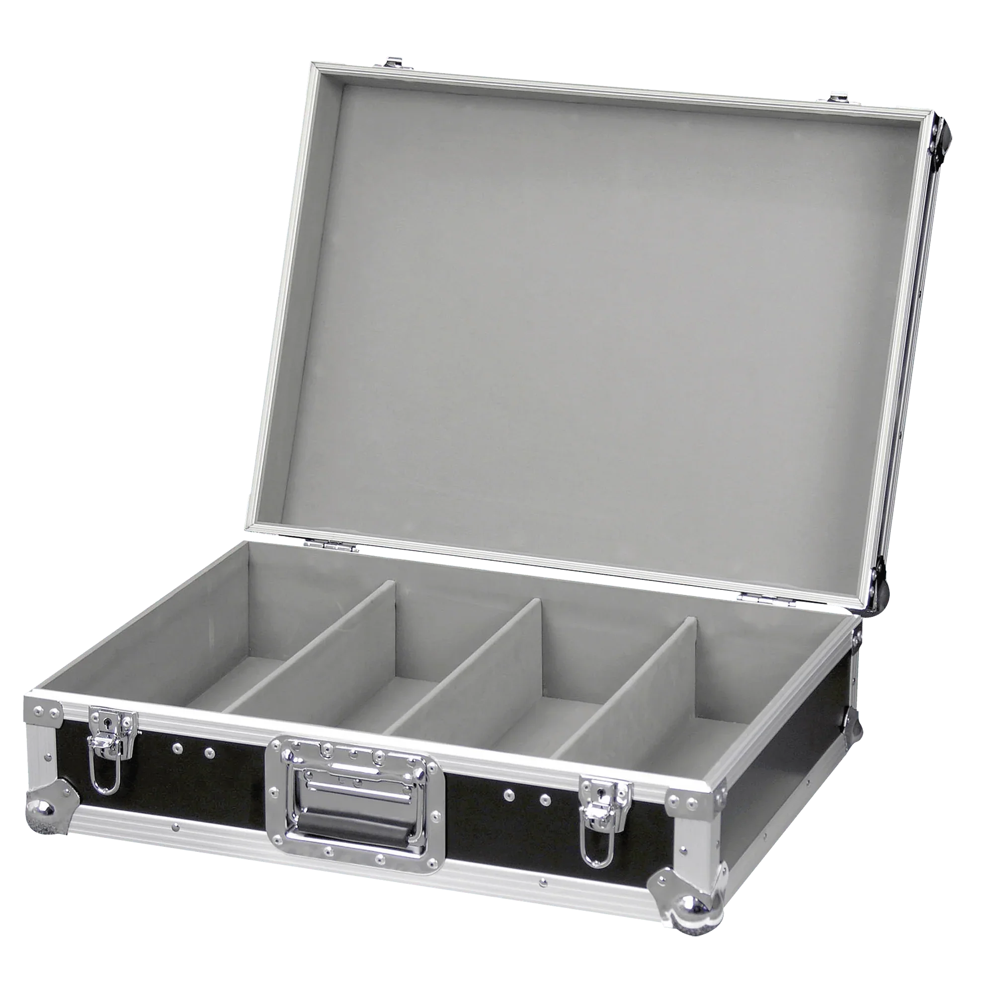 Showgear Flight Case for 170 CDs With 4 compartments - DY Pro Audio