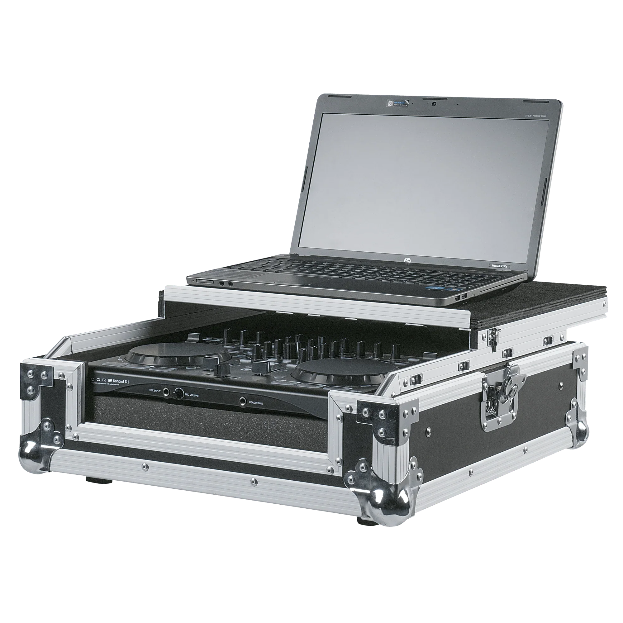 Showgear Universal Case 2-Ch DJ Control With foam and felt lining - DY Pro Audio