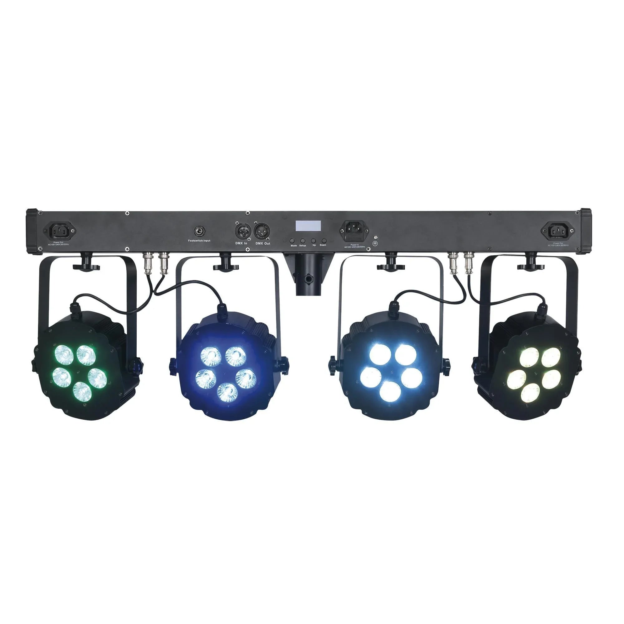 Showtec Compact Power Light Set 4 RGBW With Bag and Stand - DY Pro Audio