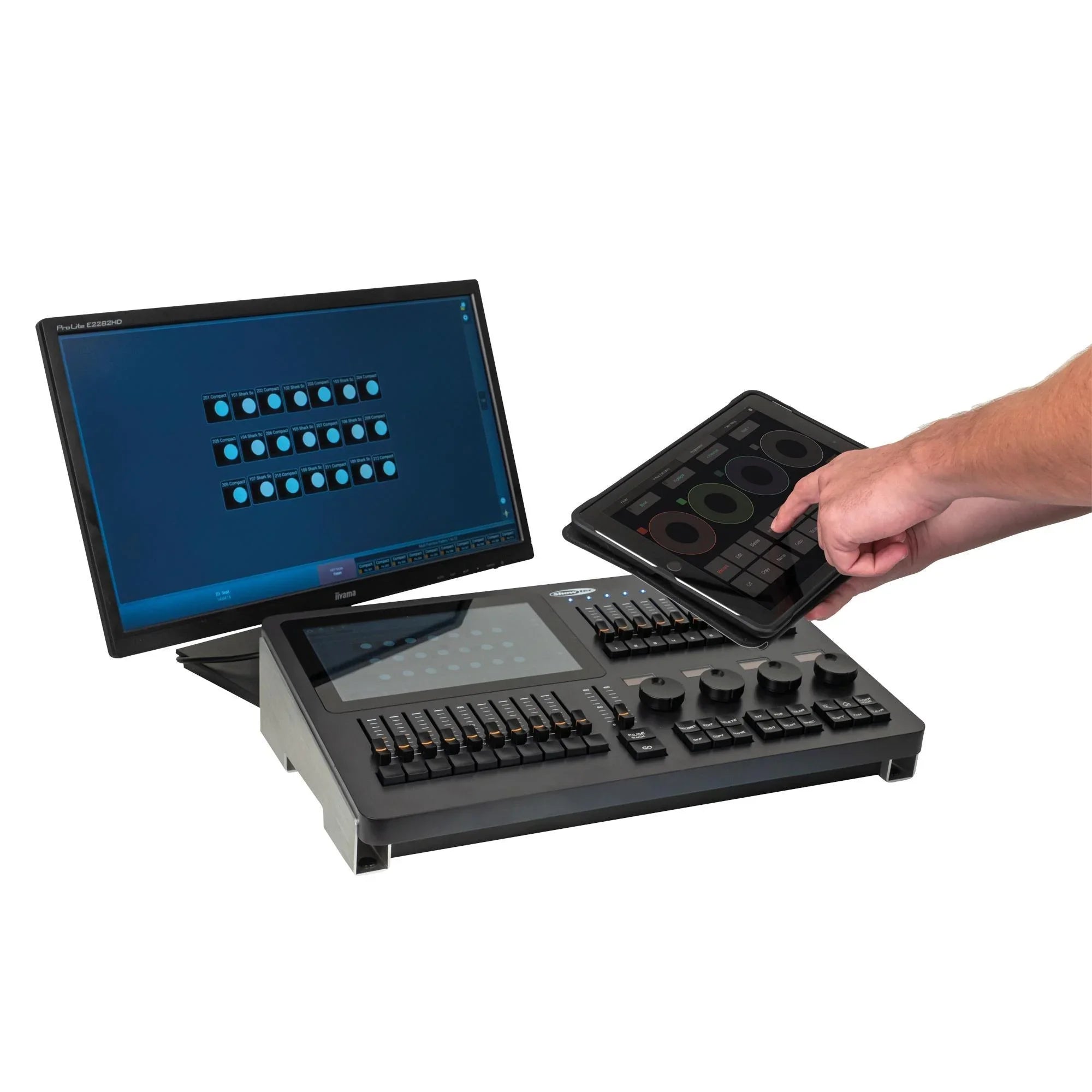 Showtec LAMPY 20 2U 2-Universe 20-fader DMX console - DY Pro Audio