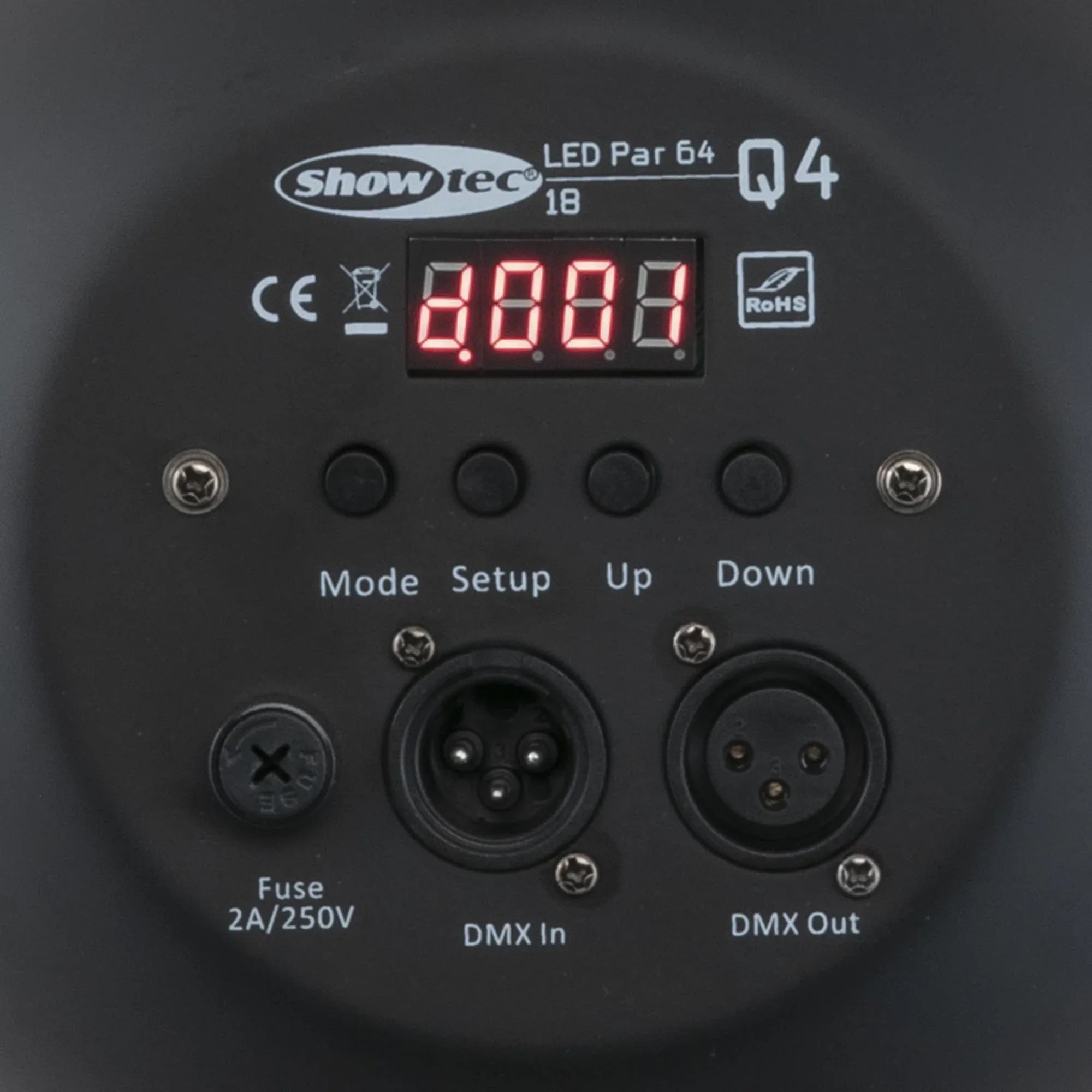 Showtec LED Par 64 Short Q4-18 18 x 8 W RGBW LED Par Can - DY Pro Audio