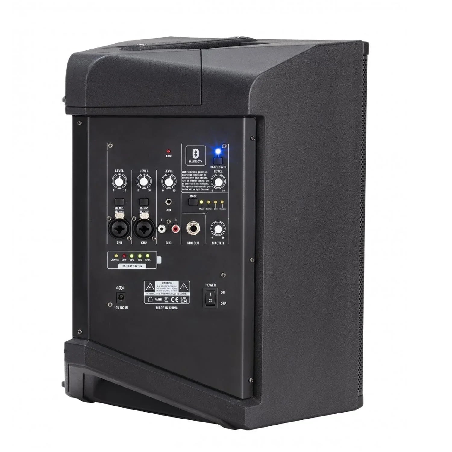 Soundsation Hyper 8 Street 8" Battery Powered Portable PA Speaker - DY Pro Audio