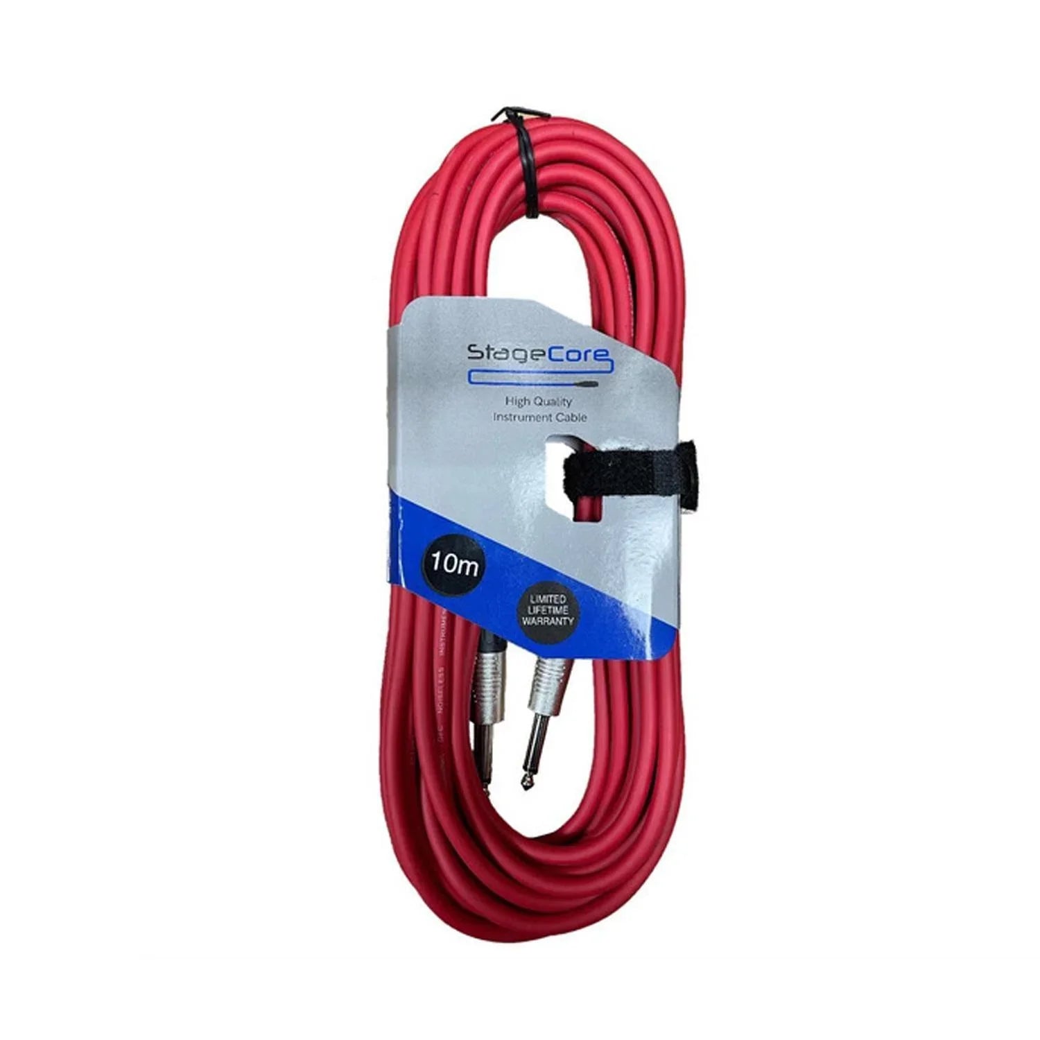 Stagecore 10m Red Jack to Jack Lead - DY Pro Audio