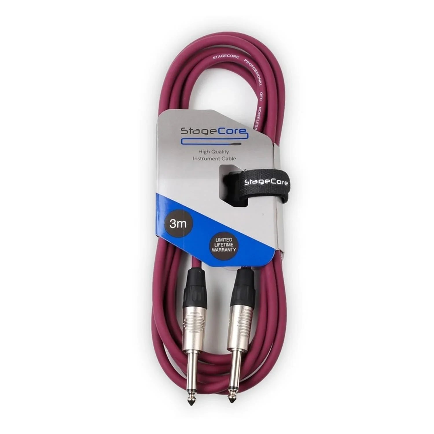 Stagecore 3m Purple Jack to Jack Lead - DY Pro Audio