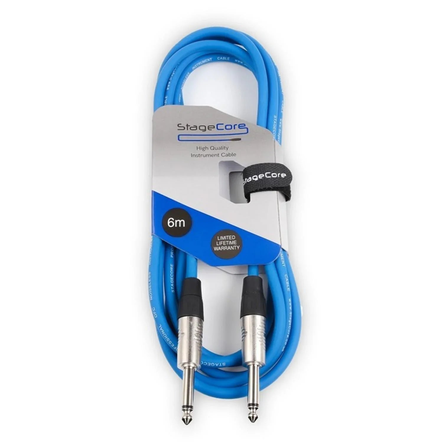 Stagecore 6m Blue Jack to Jack Lead - DY Pro Audio