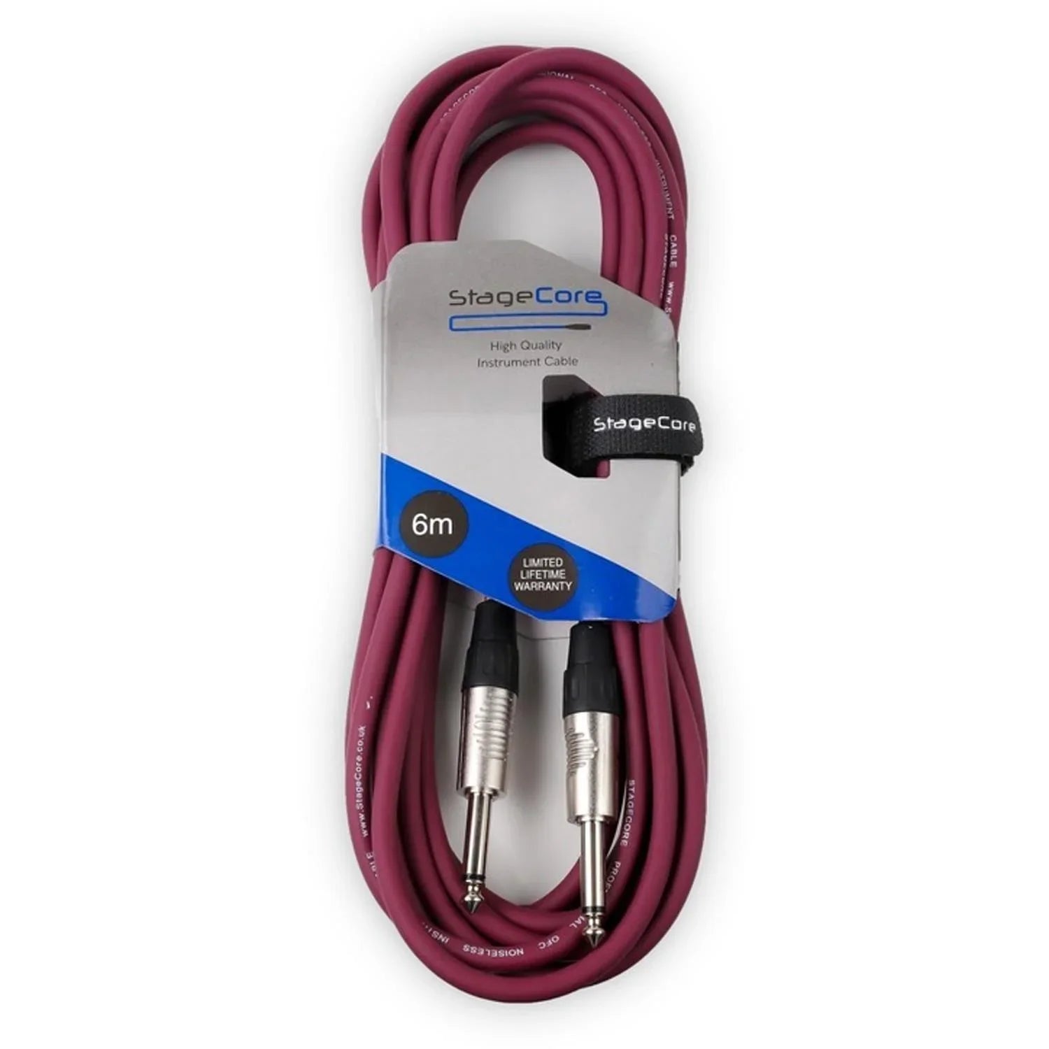 Stagecore 6m Purple Jack to Jack Lead - DY Pro Audio