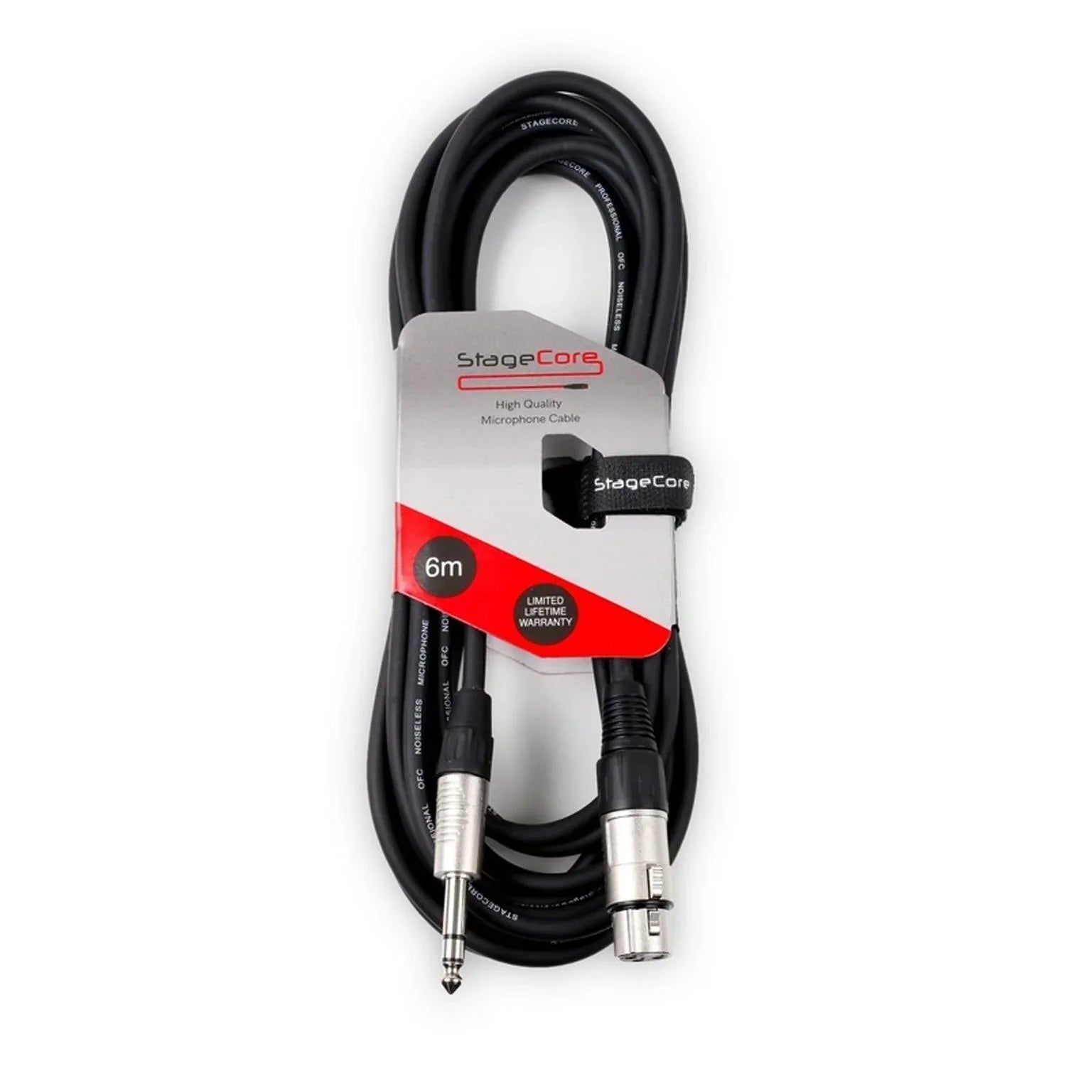 Stagecore Core162 6m Female XLR to 6.35mm Stereo Jack Cable - DY Pro Audio