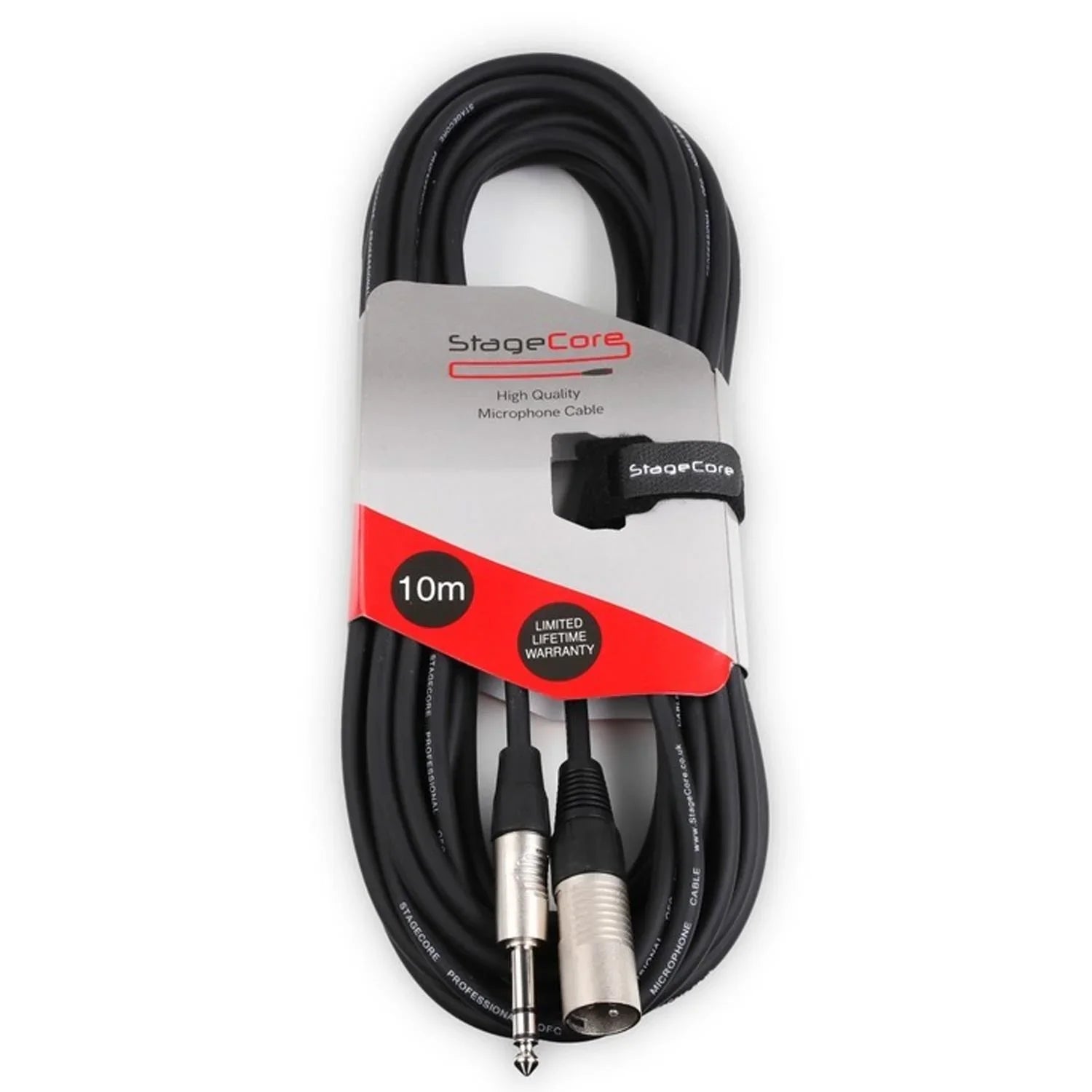 Stagecore Core163 10m Male XLR to 6.35mm Stereo Jack Plug - DY Pro Audio