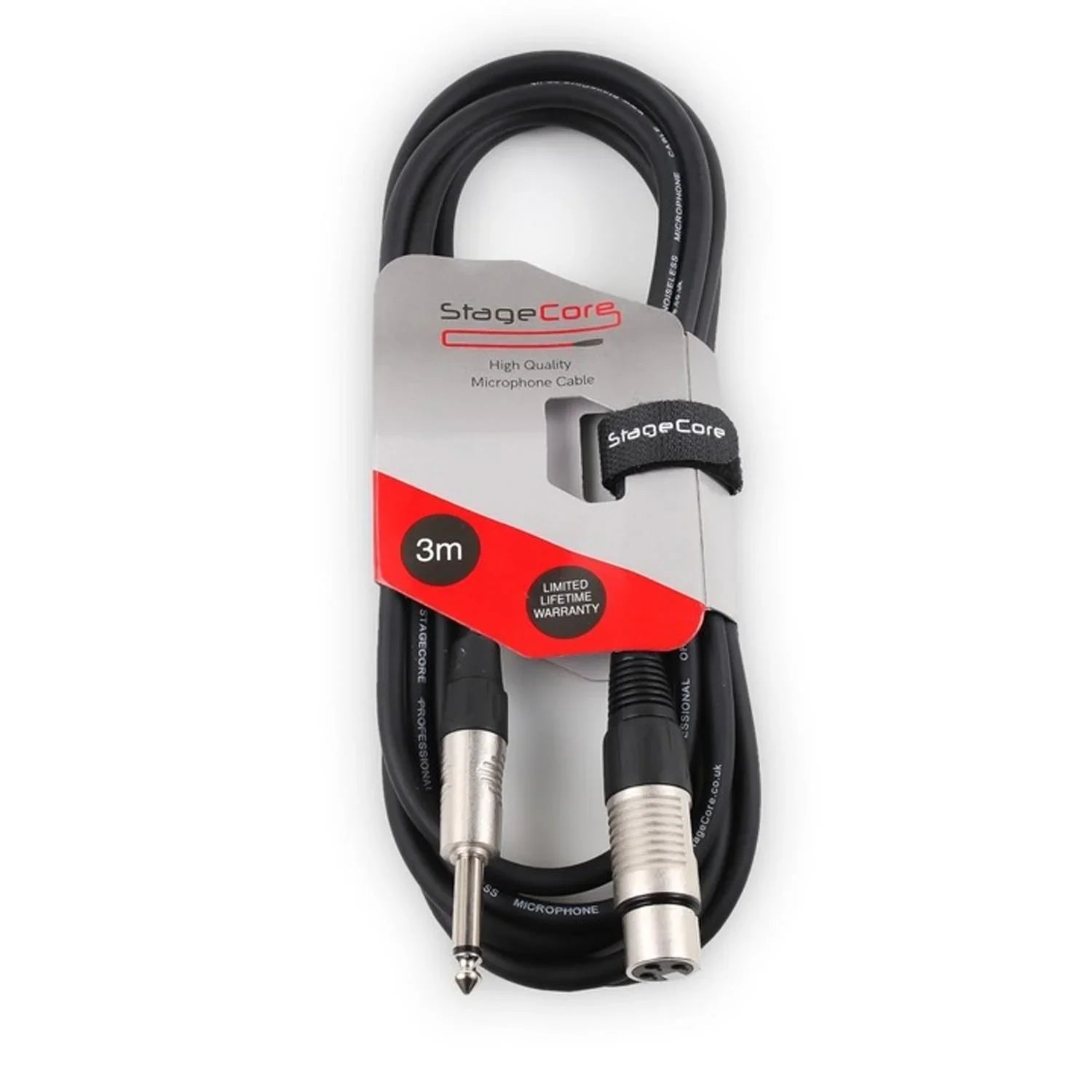 StageCore Female XLR to Mono Jack 3m - DY Pro Audio