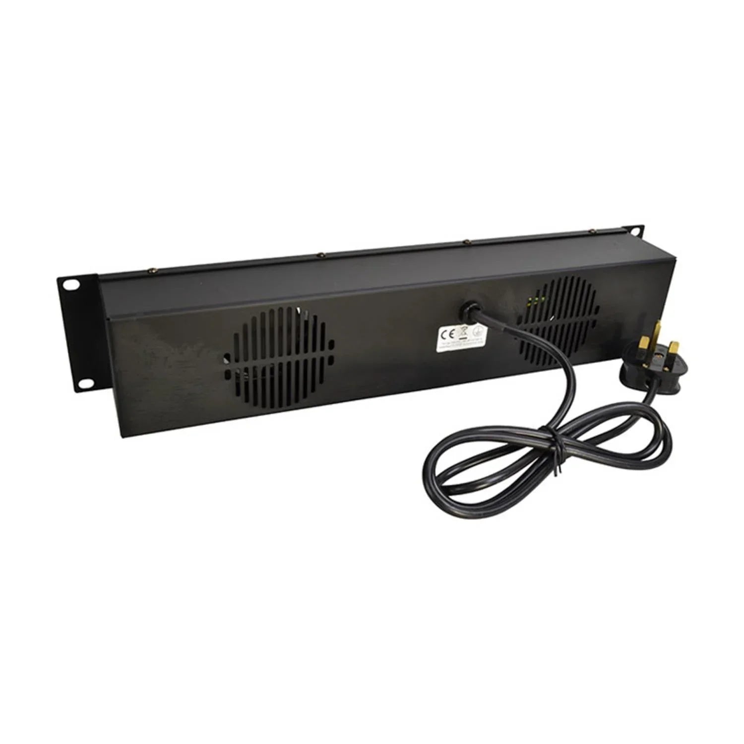 Stagecore RK2FAN 19" 2U Rackmount Fan Panel with 2 x 80mm Pre-fitted Fans - DY Pro Audio