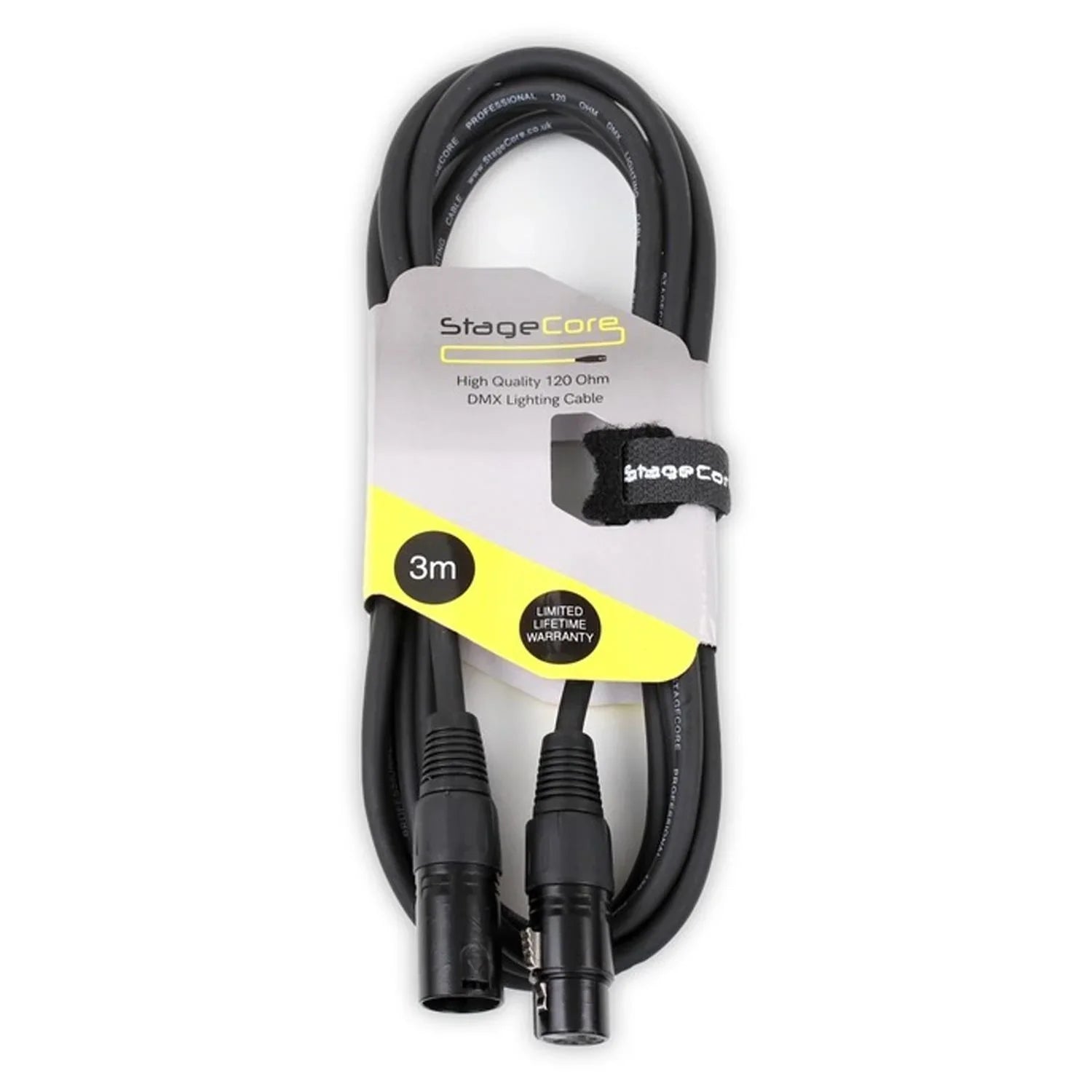 Stagecore SCDMX 3m 5 PIN DMX Cable - DY Pro Audio