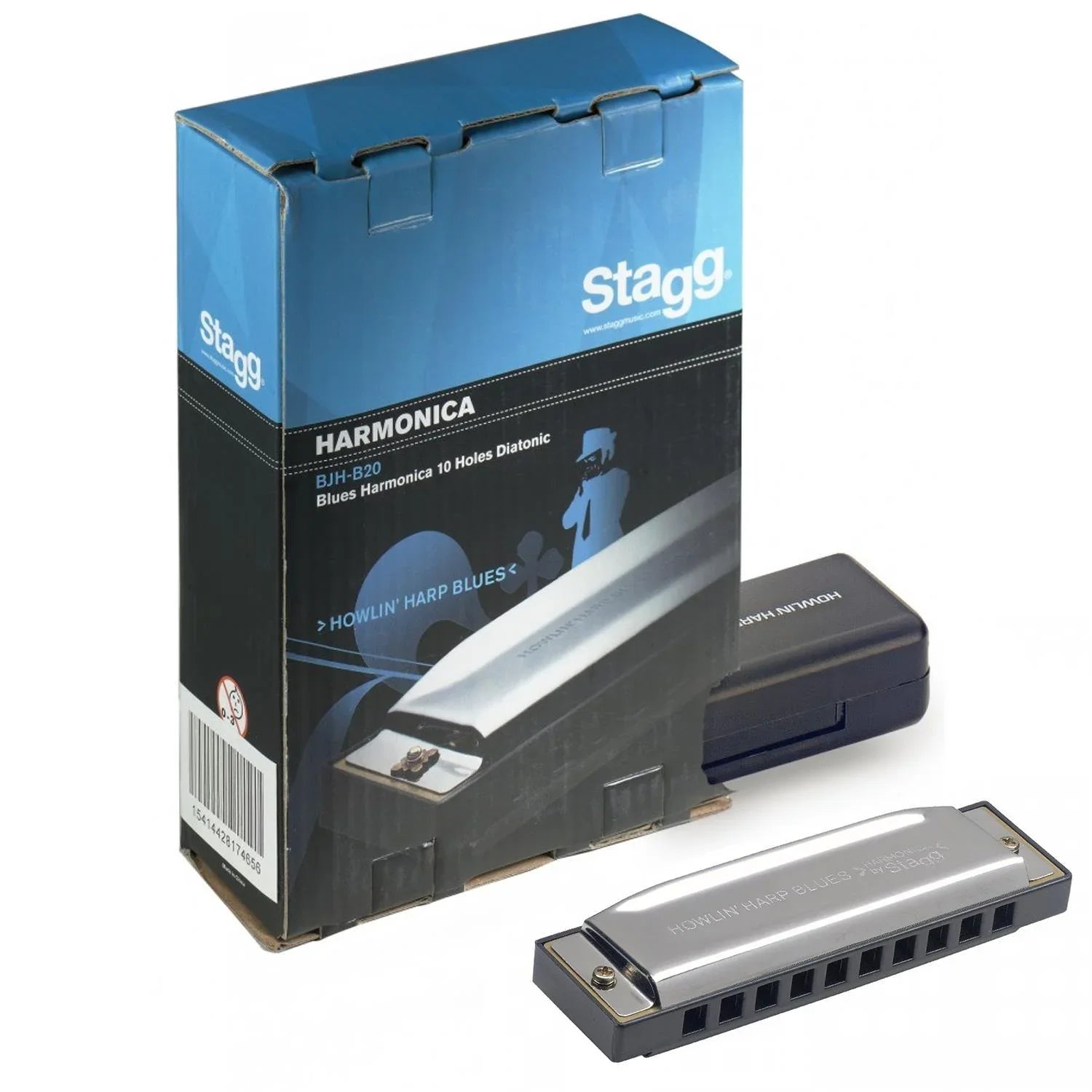 Stagg BJH-B20 C Howlin Harp Blues Harmonica in C Major - DY Pro Audio