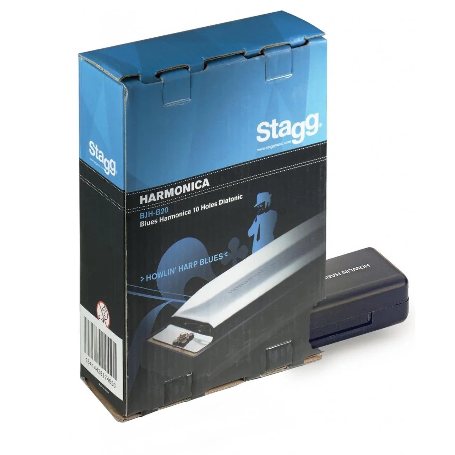 Stagg BJH-B20 F Howlin Harp Blues Harmonica in F - DY Pro Audio