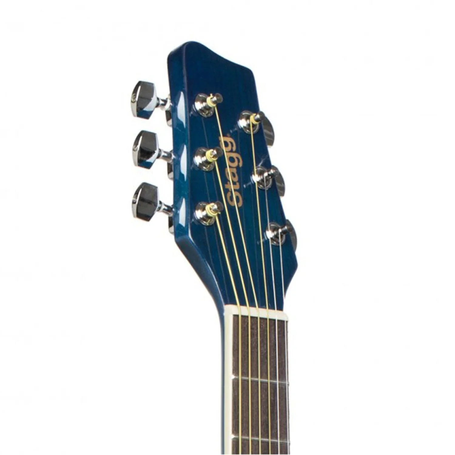 Stagg SA20D BLUE Blue Dreadnought Acoustic Guitar with Basswood Top - DY Pro Audio