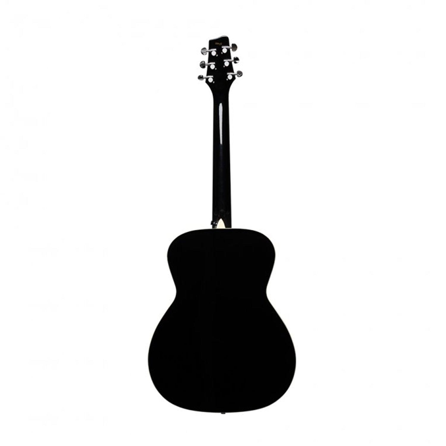 Stagg SA35 A-BK Black Auditorium Guitar with Basswood Top - DY Pro Audio