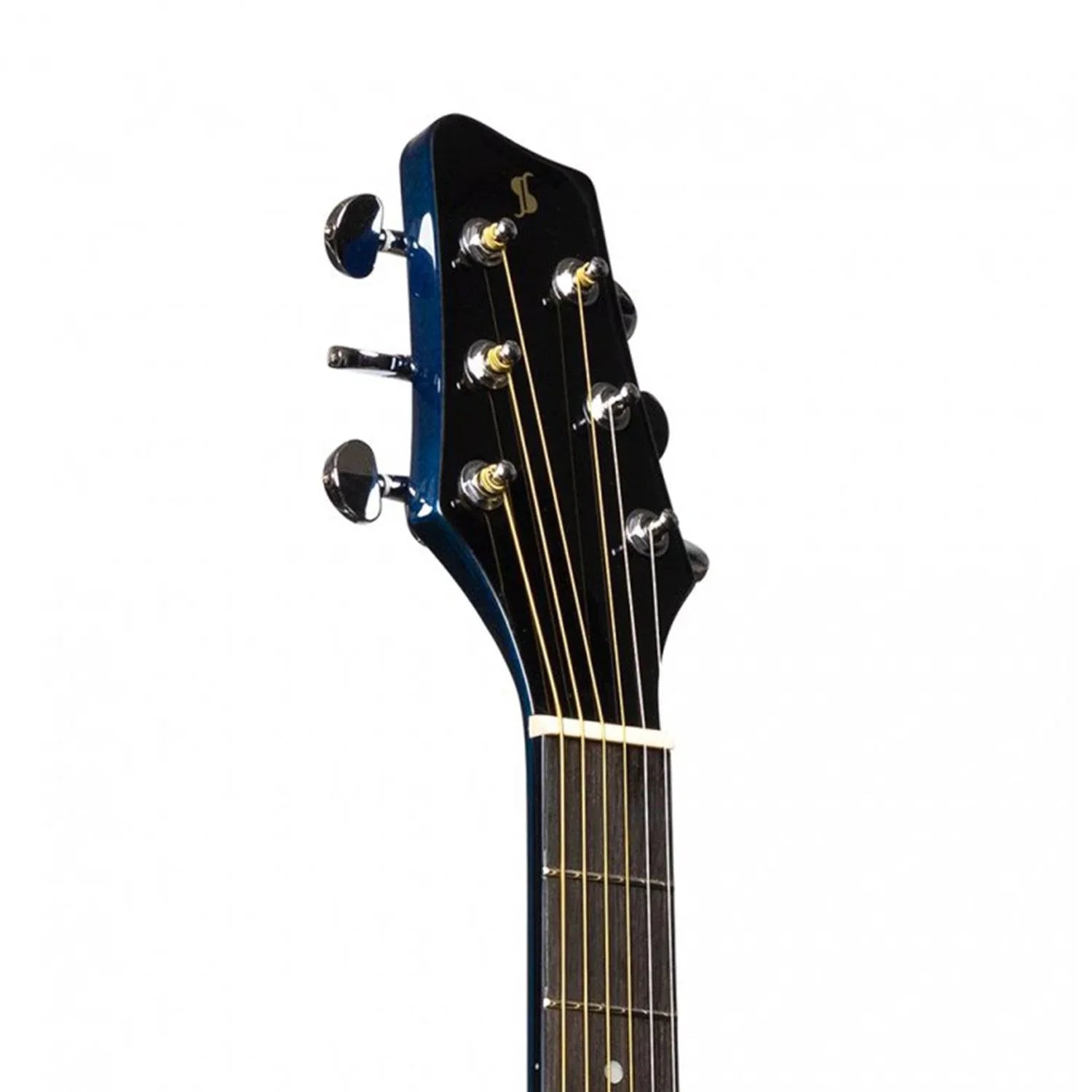 Stagg SA35 A-TB Blue Auditorium Guitar with Basswood Top - DY Pro Audio