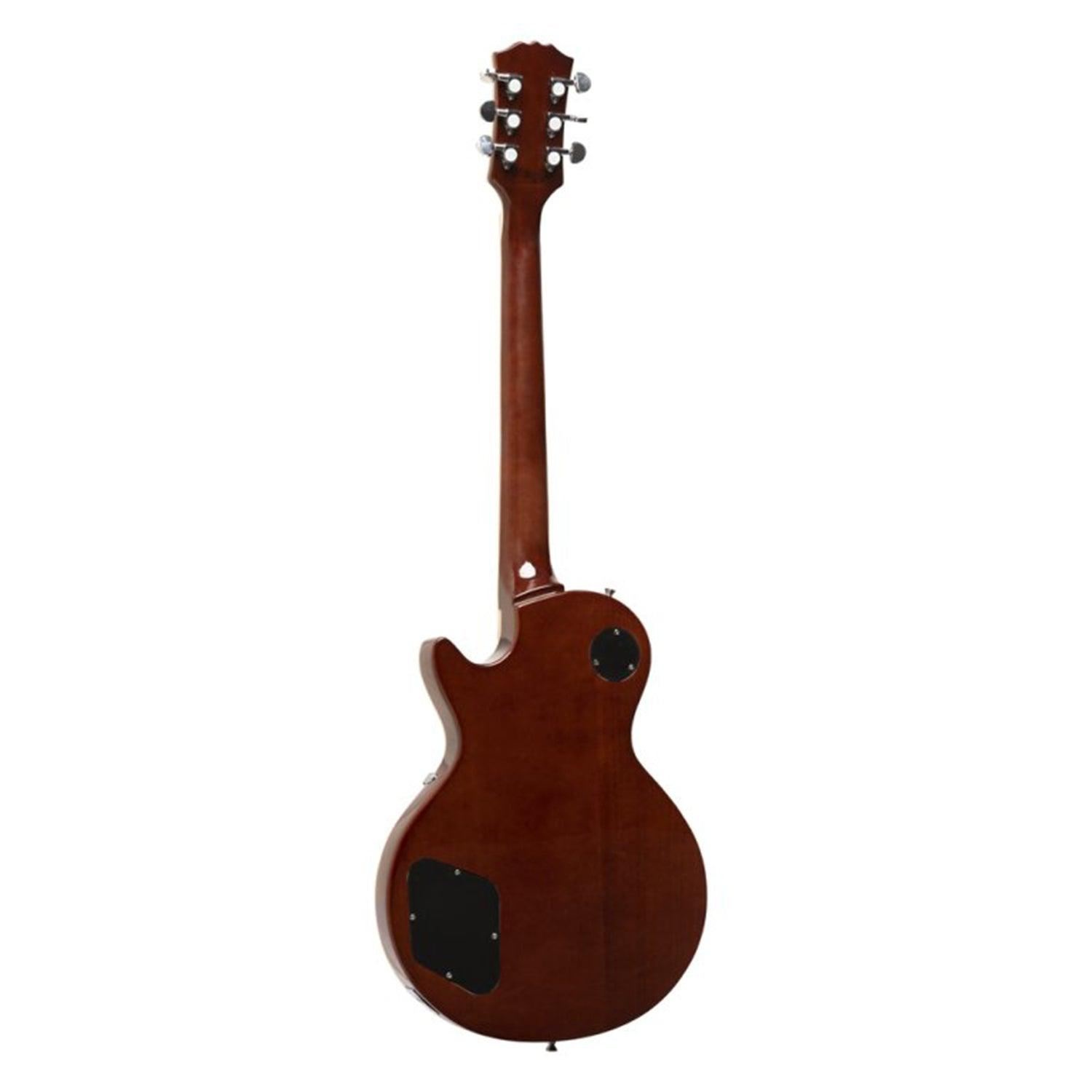 Stagg SEL-DLX DC BST Deluxe Series Electric Guitar solid Mahogany with AAA Flamed Maple Top - DY Pro Audio