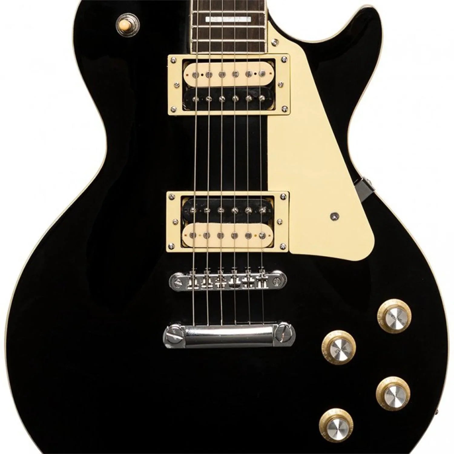 Stagg SEL-STD BLK Standard Series Electric Guitar with solid Mahogany archtop body - DY Pro Audio