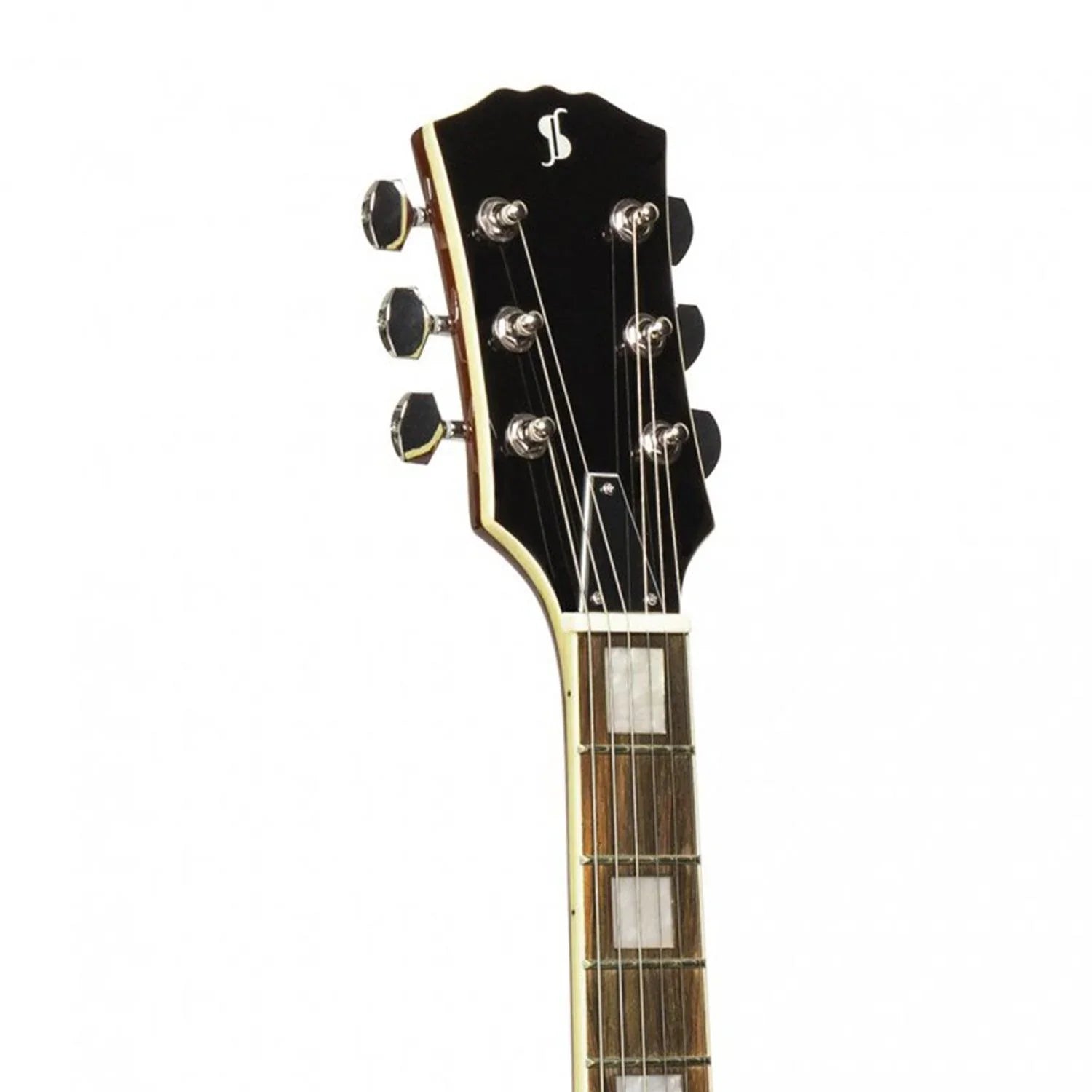 Stagg SEL-STD GOLD Standard Series Electric Guitar with solid Mahogany body archtop - DY Pro Audio