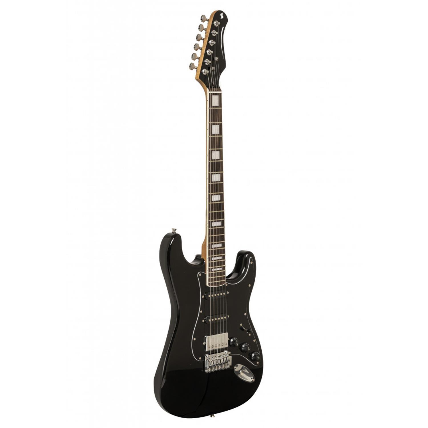 Stagg SES-60 BLK Vintage Series Electric Guitar - DY Pro Audio