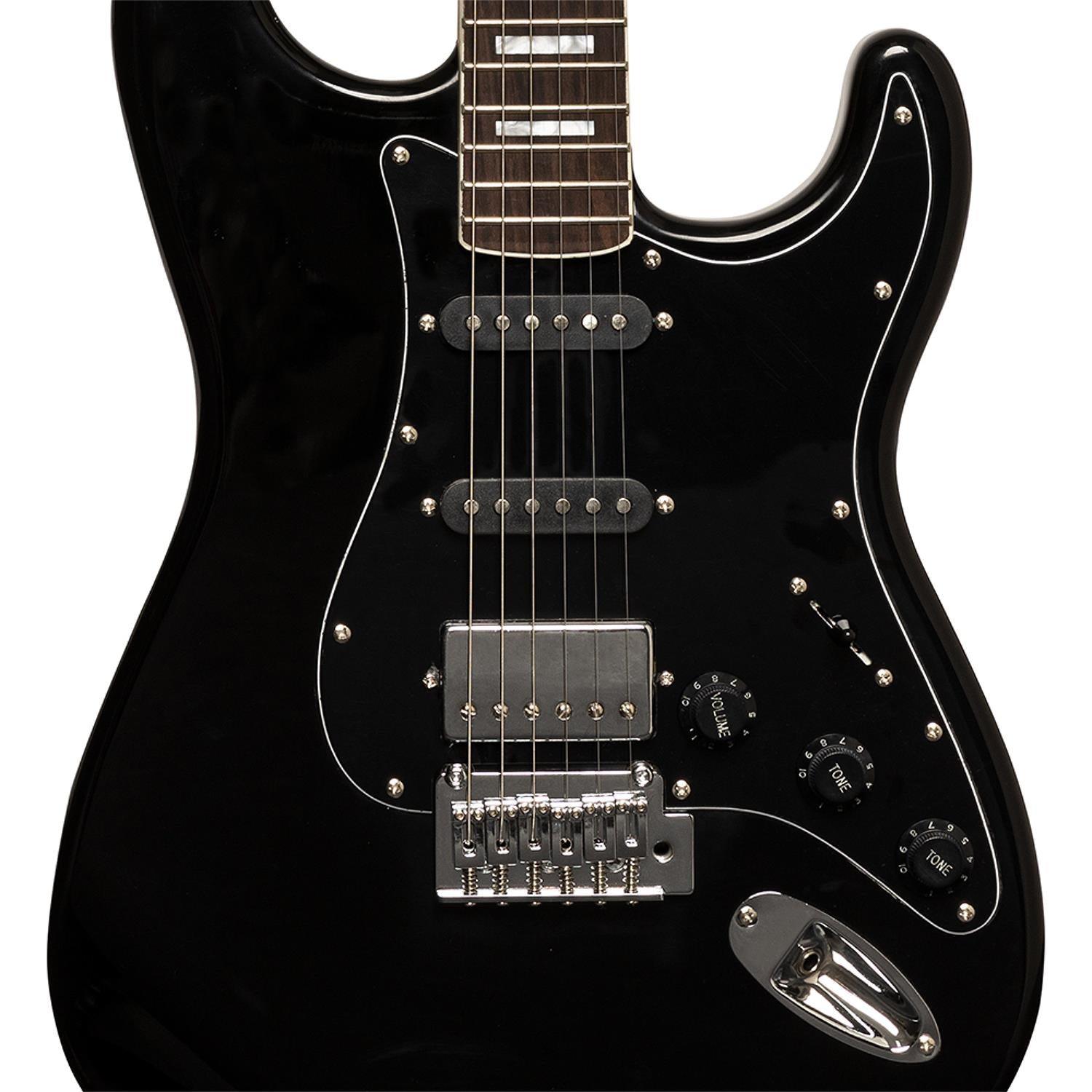 Stagg SES-60 BLK Vintage Series Electric Guitar - DY Pro Audio