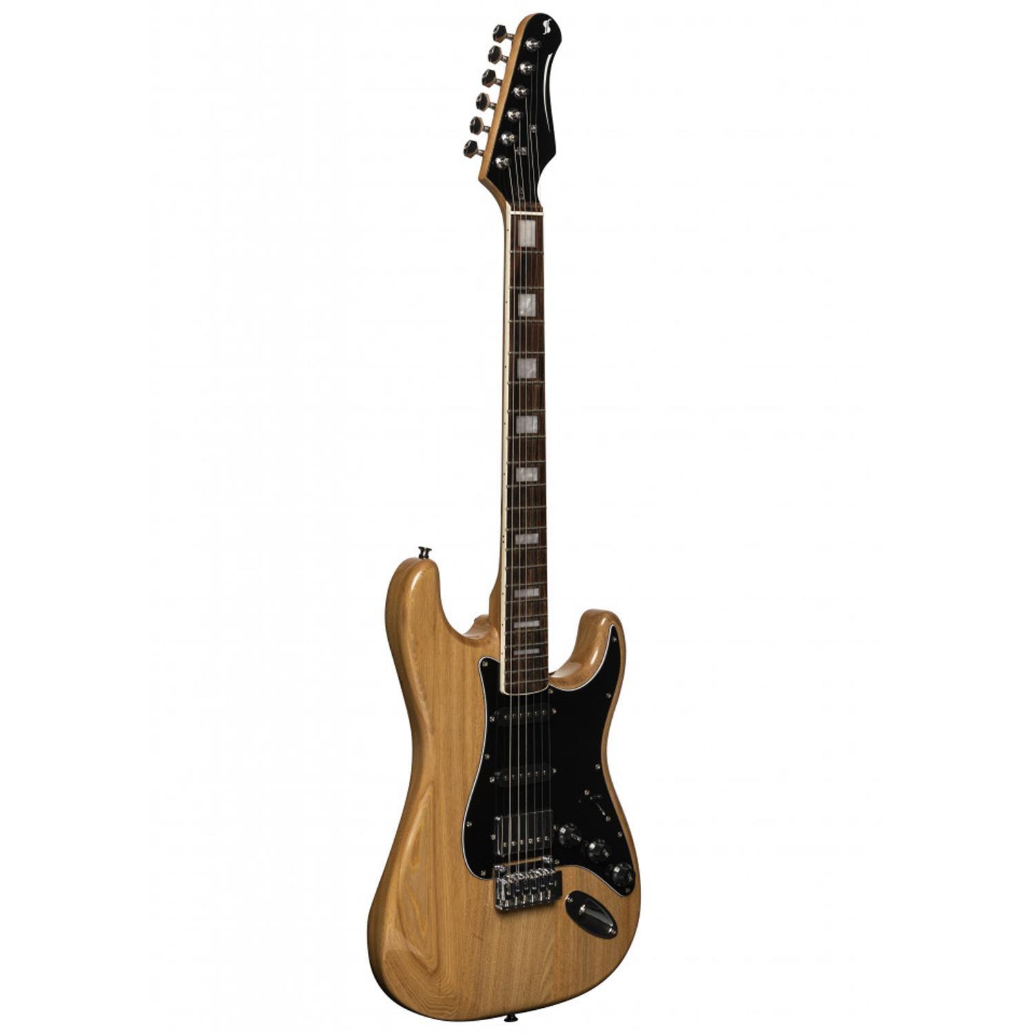 Stagg SES-60 NAT Natural Vintage Series Electric Guitar - DY Pro Audio