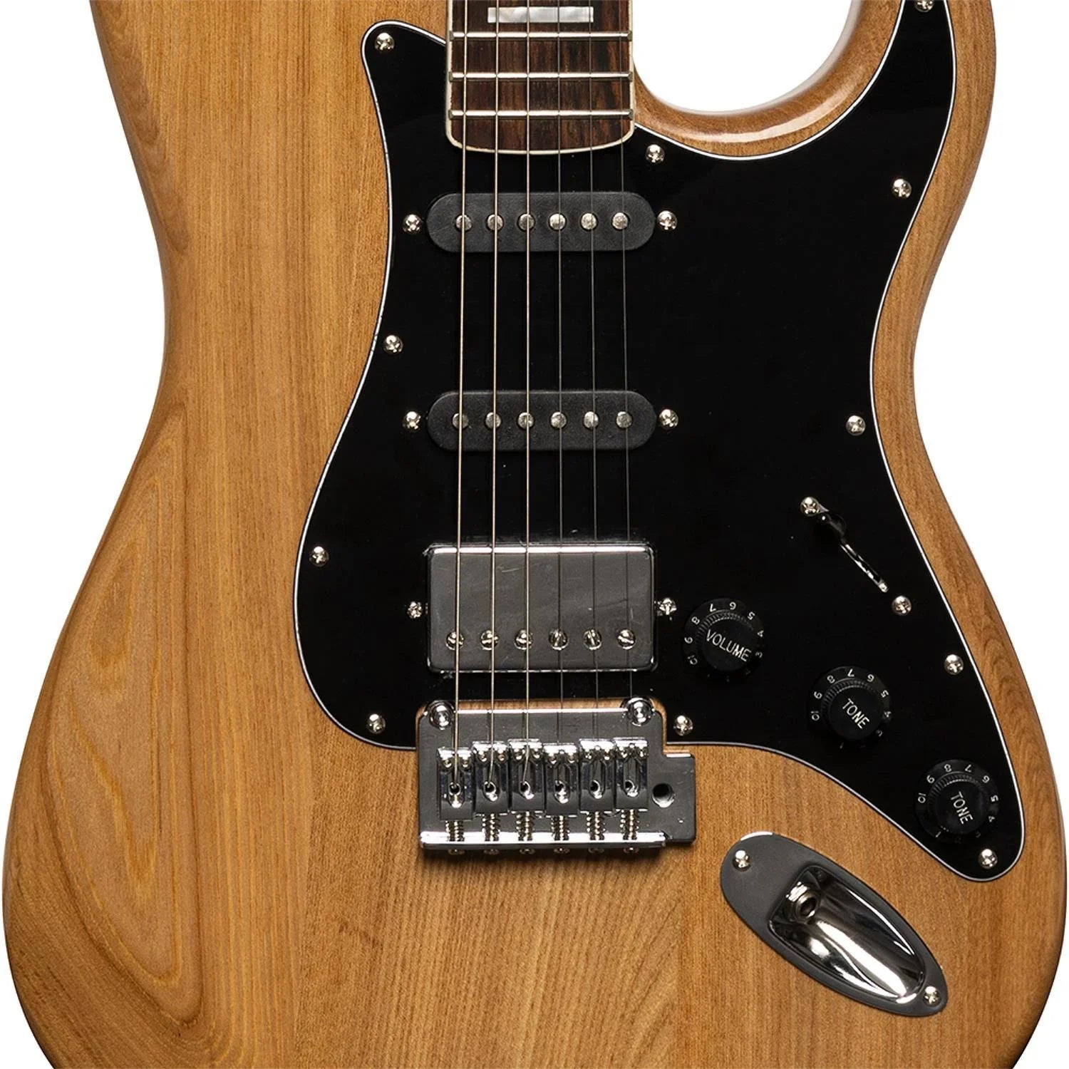 Stagg SES-60 NAT Natural Vintage Series Electric Guitar - DY Pro Audio