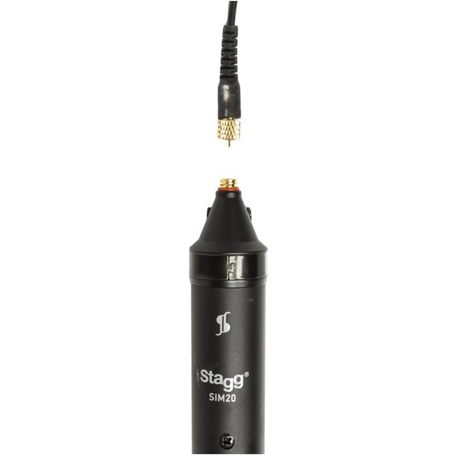 Stagg SIM20 Mini Gooseneck Instrument Microphone - DY Pro Audio