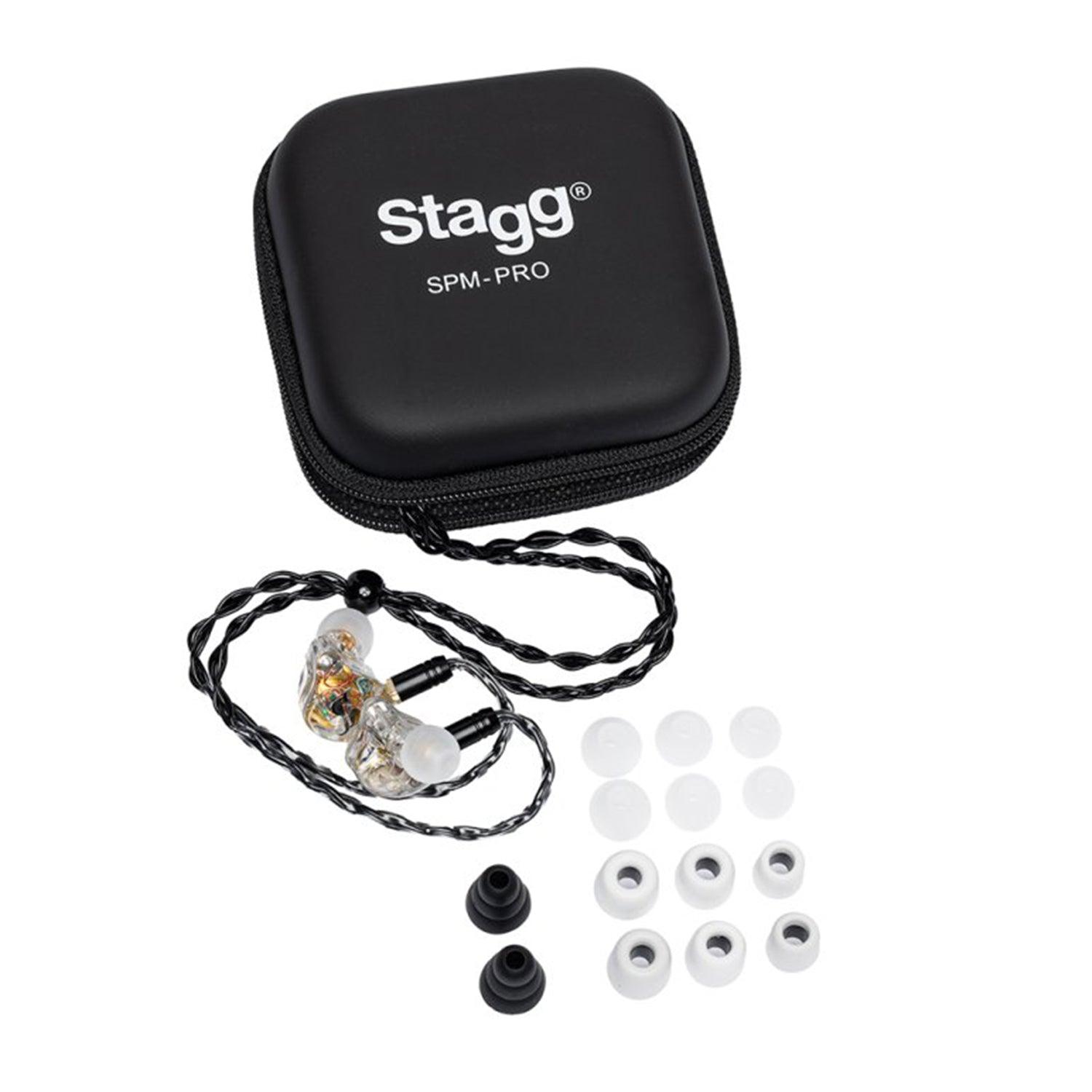 Stagg SPM-PRO TR Clear Superior In Ear IEM Earphones with Premium Hybrid Transducers - DY Pro Audio