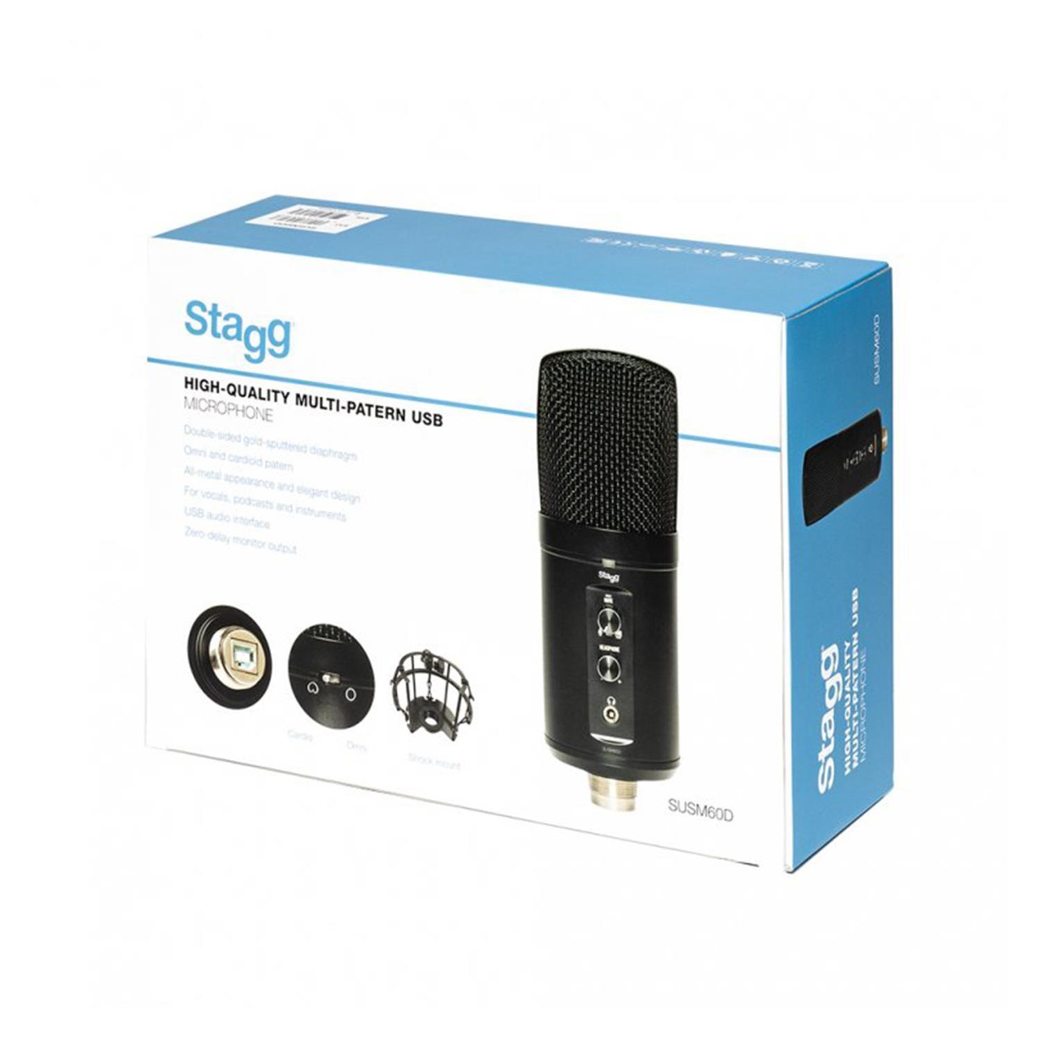 Stagg SUSM60D USB Double Condenser Microphone - DY Pro Audio