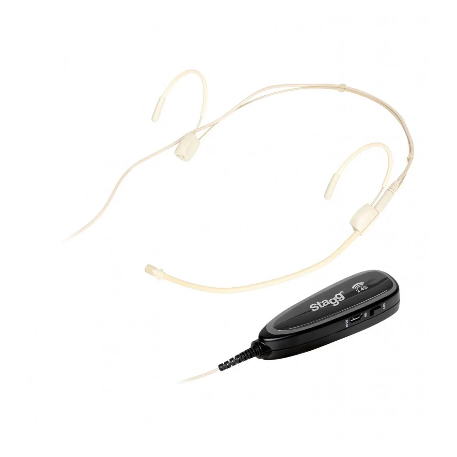 Stagg SUW 12H-BE Beige Wireless Headset Microphone System - DY Pro Audio
