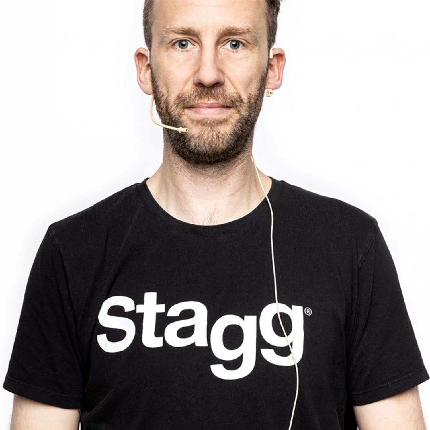 Stagg SUW 12H-BE Beige Wireless Headset Microphone System - DY Pro Audio